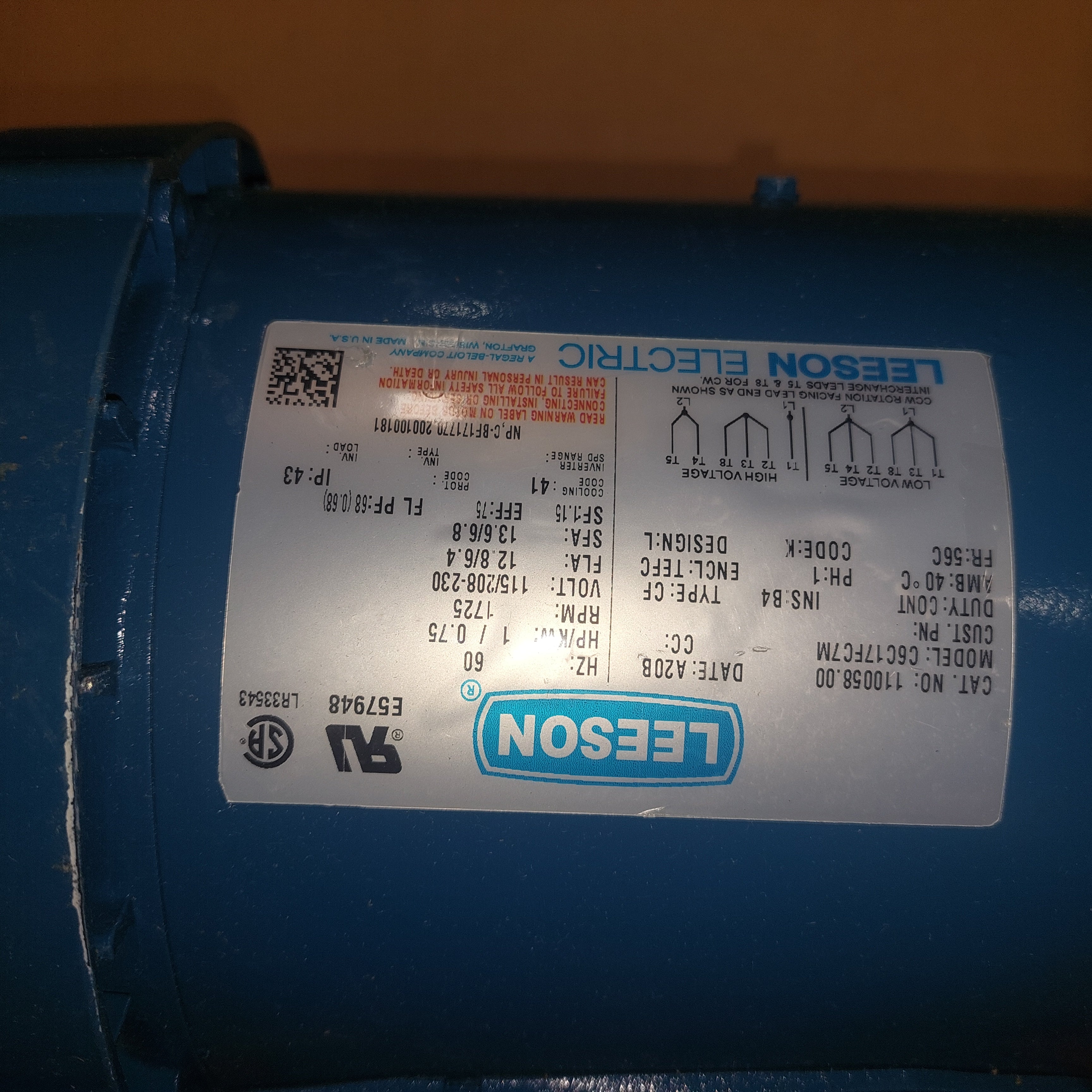 Neptune  565-S-N3 1HP 115-230V 1PH New