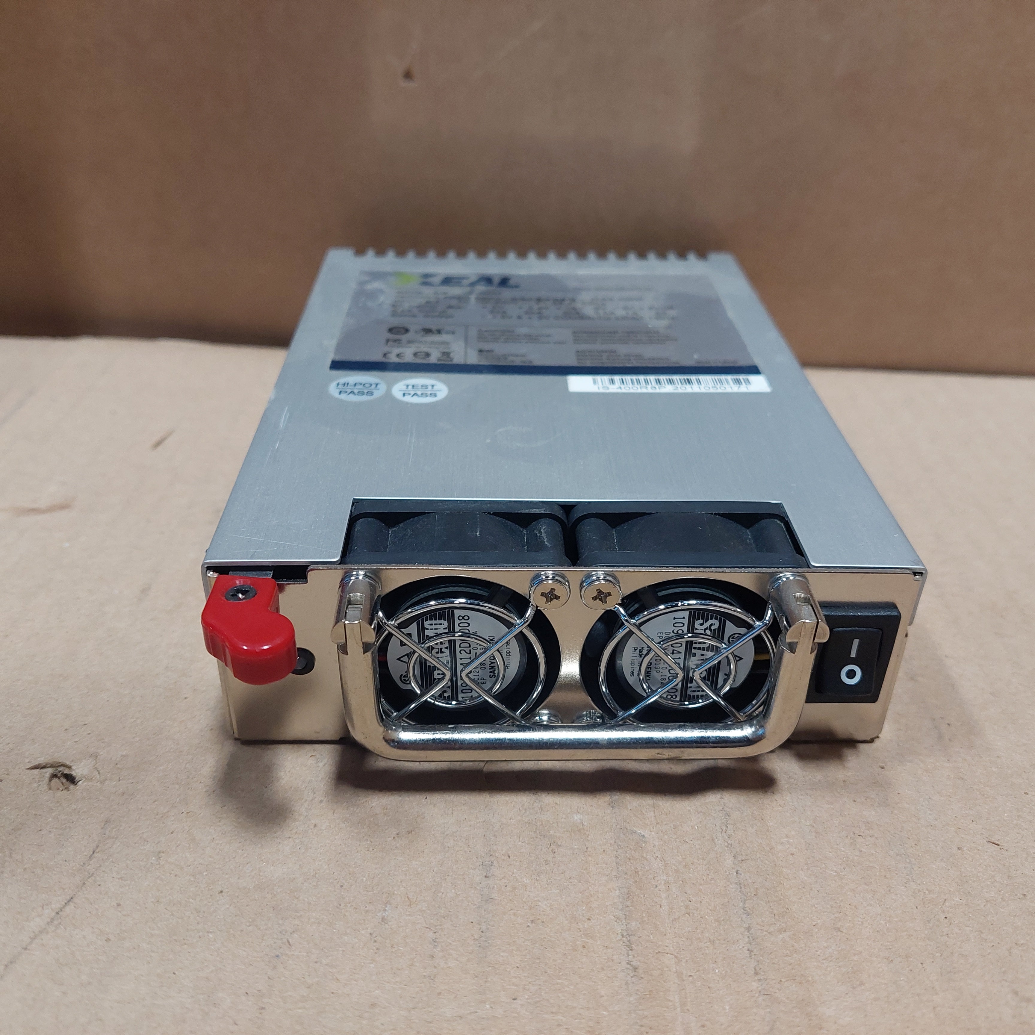 XEAL IS-400M 400W PS2 MINI REDUNDANT POWER SUPPLY USED