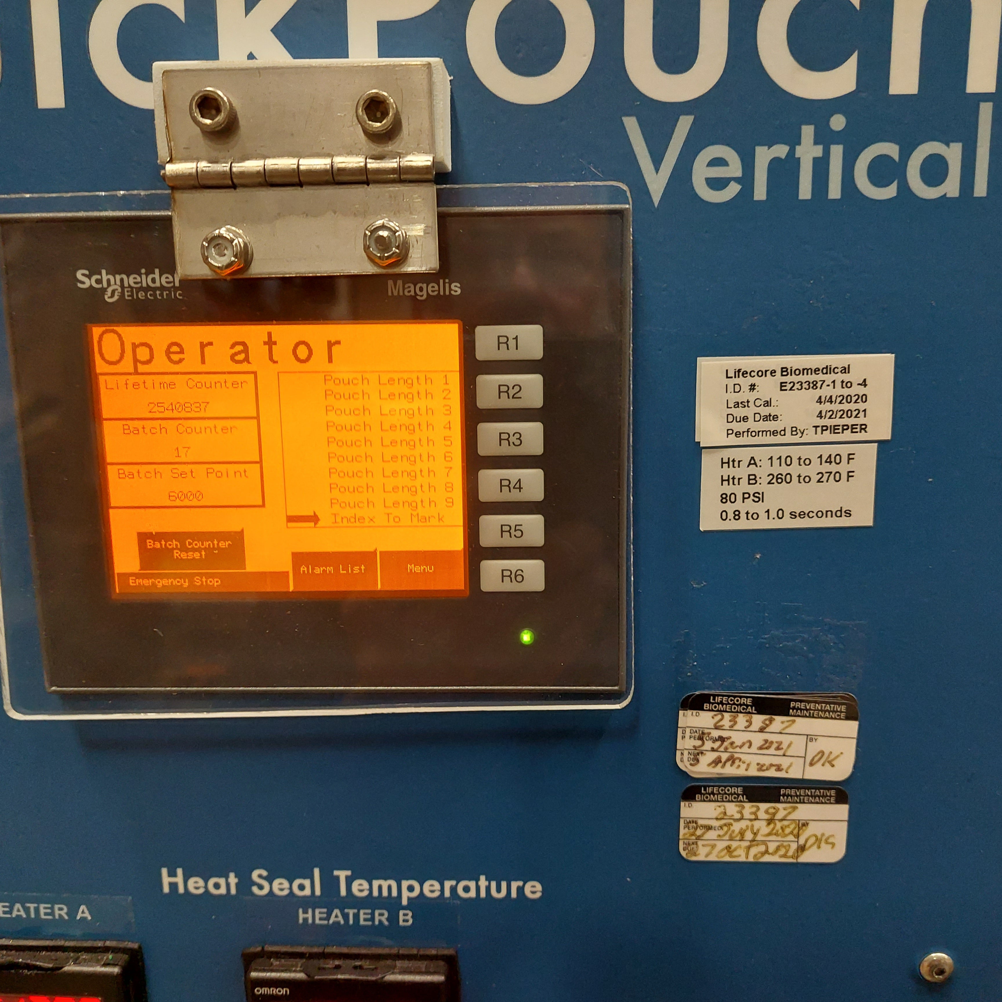QuickPouch Vertical QuickLine Adaptive Automated Form Fill Seal System Used