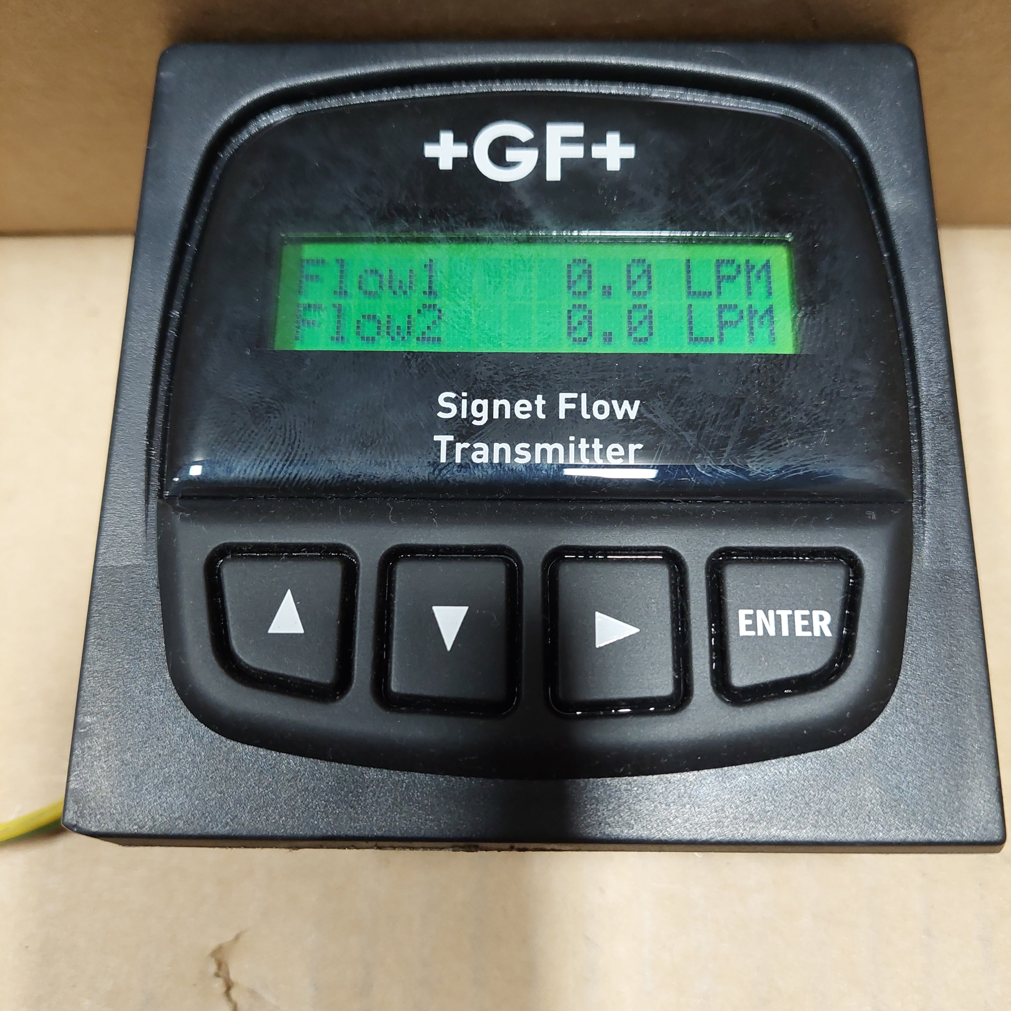 GF+ 3-8550-3P Georg Fischer Signet FLOW Transmitter w/Brackets Used