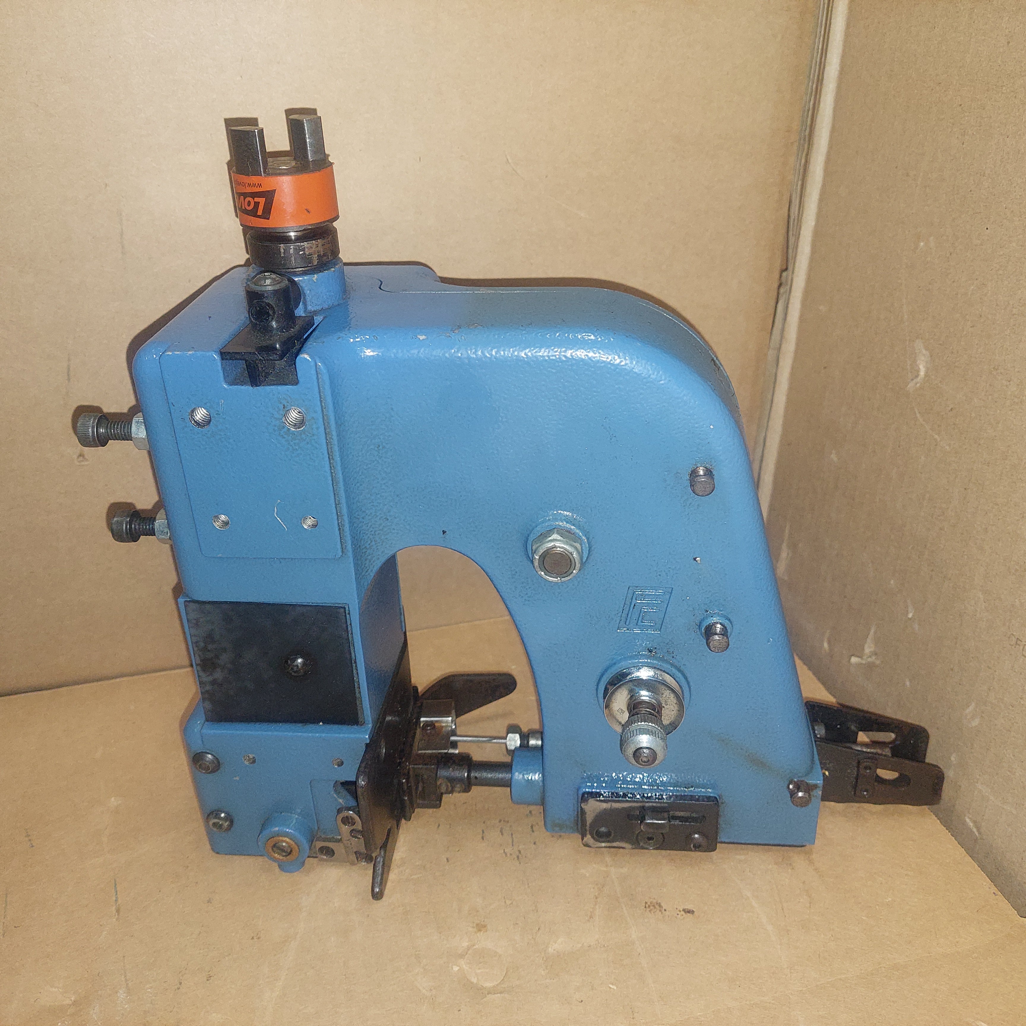 Fischbein Bag Closer Model F Was Machine Mounted & Parts Used