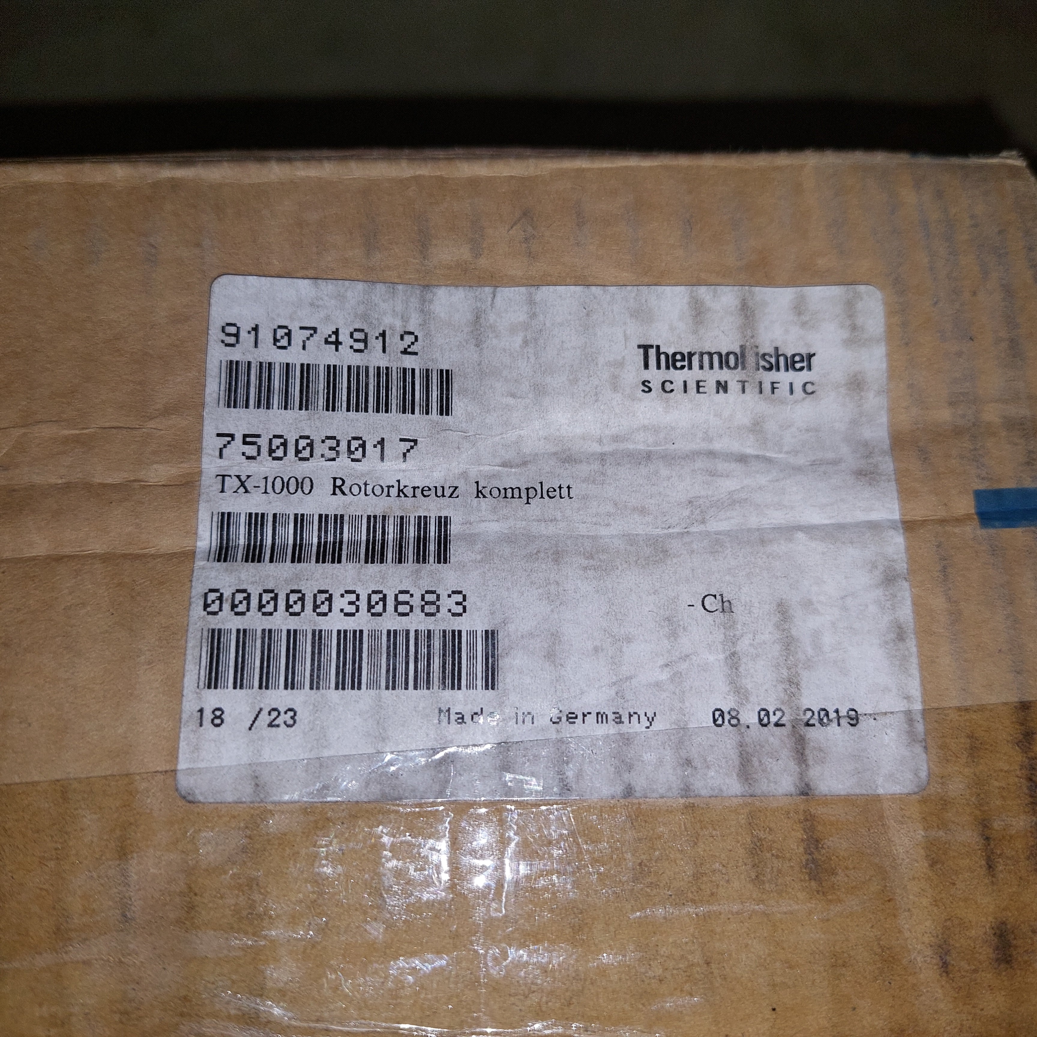 Thermo Scientific 75003017 TX-1000 4 x 1000mL Swinging Bucket Rotor New