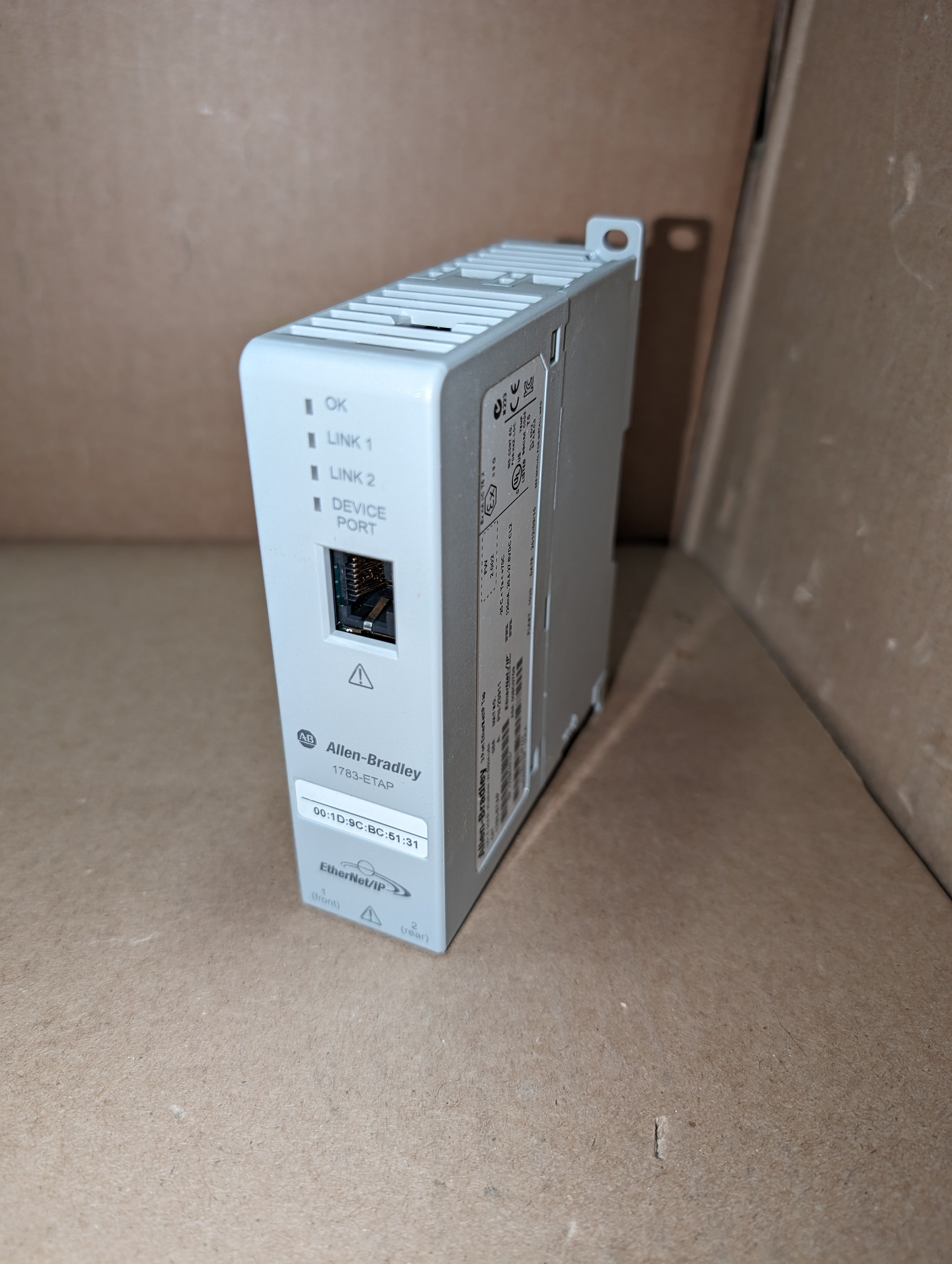 Allen Bradley 1783-ETAP /A  FW: 2.002 Embed Switch 3 Port Ethernet/IP Tap New