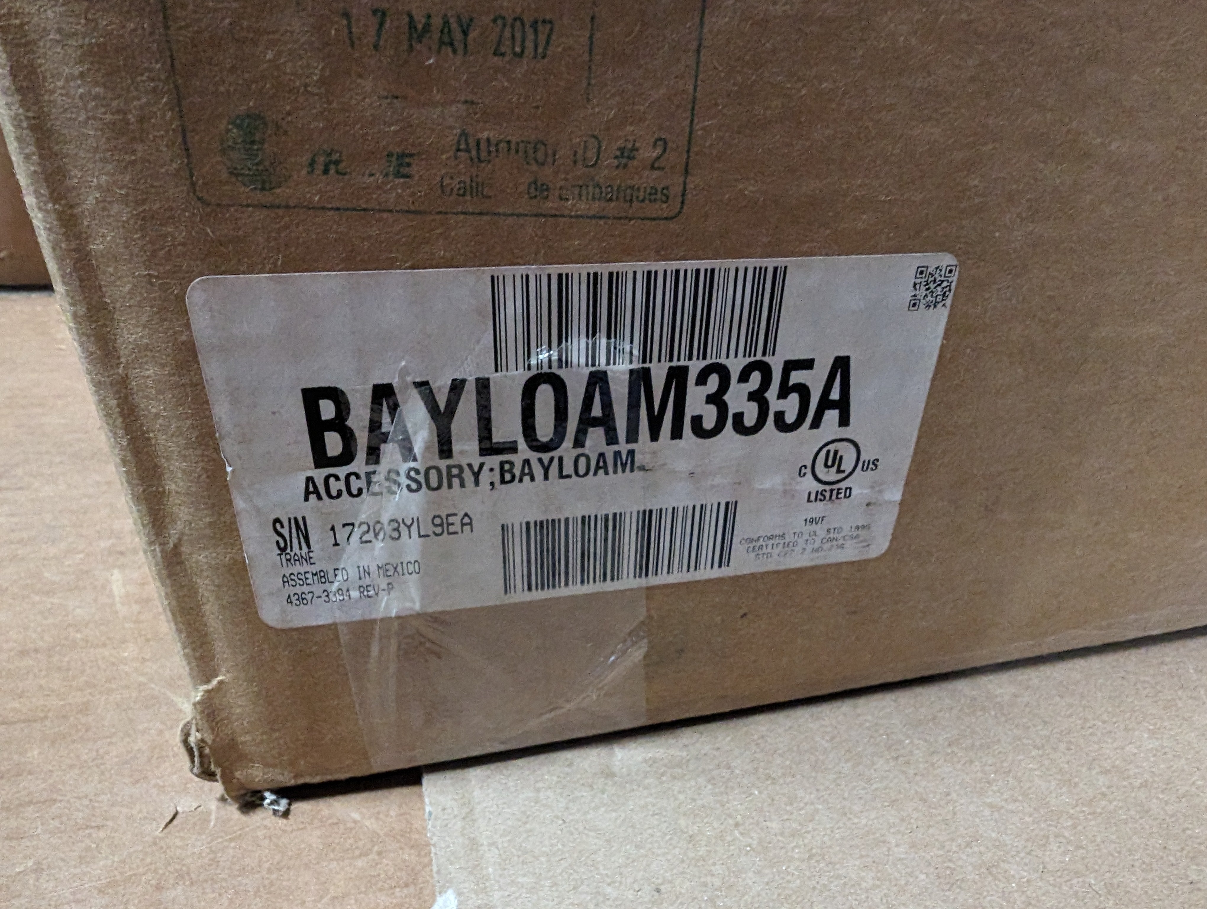 Trane BAYLOAM335 Odyssey Head Pressure Control Kit New Trane bayloam335 odyssey head pressure control kit new