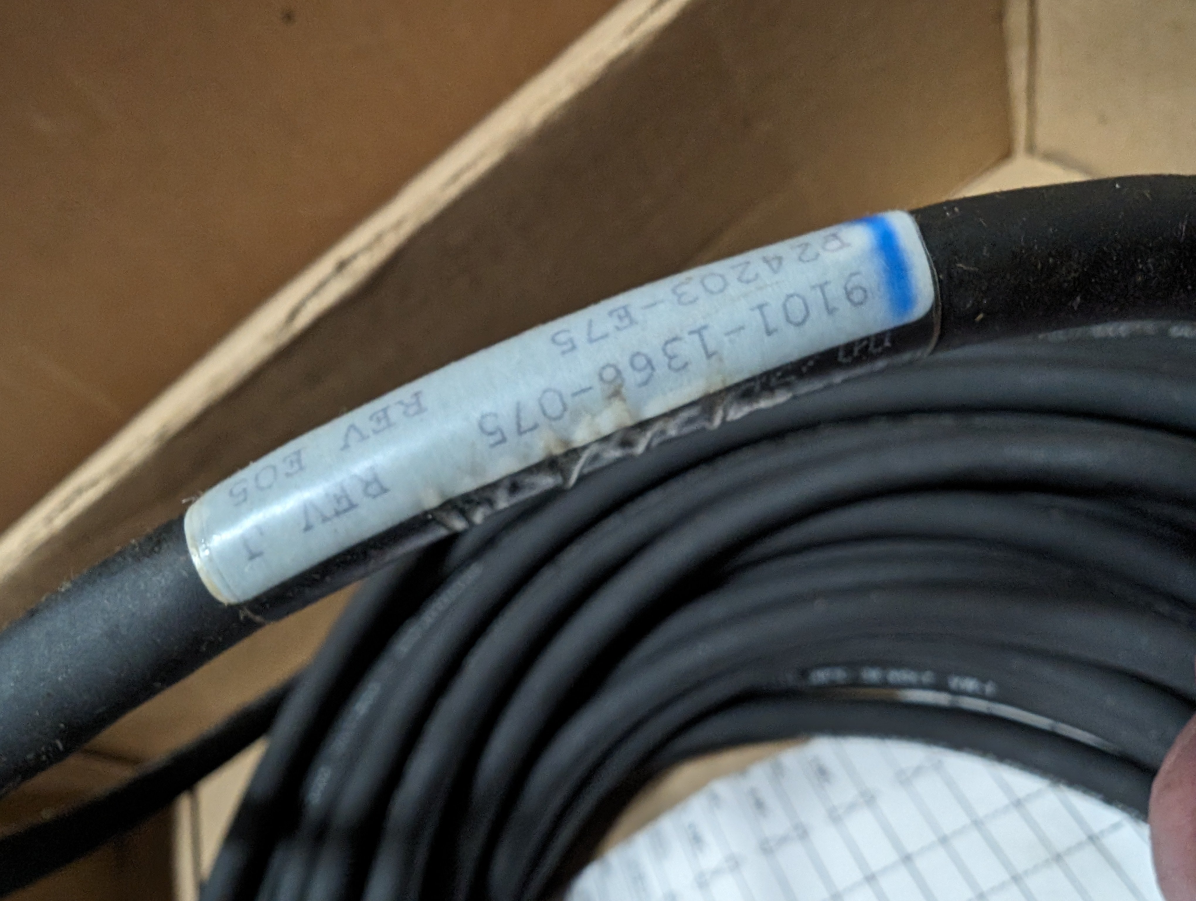 Allen Bradley 9101-1366-075 AB Communication Cable 75' New Old Stock