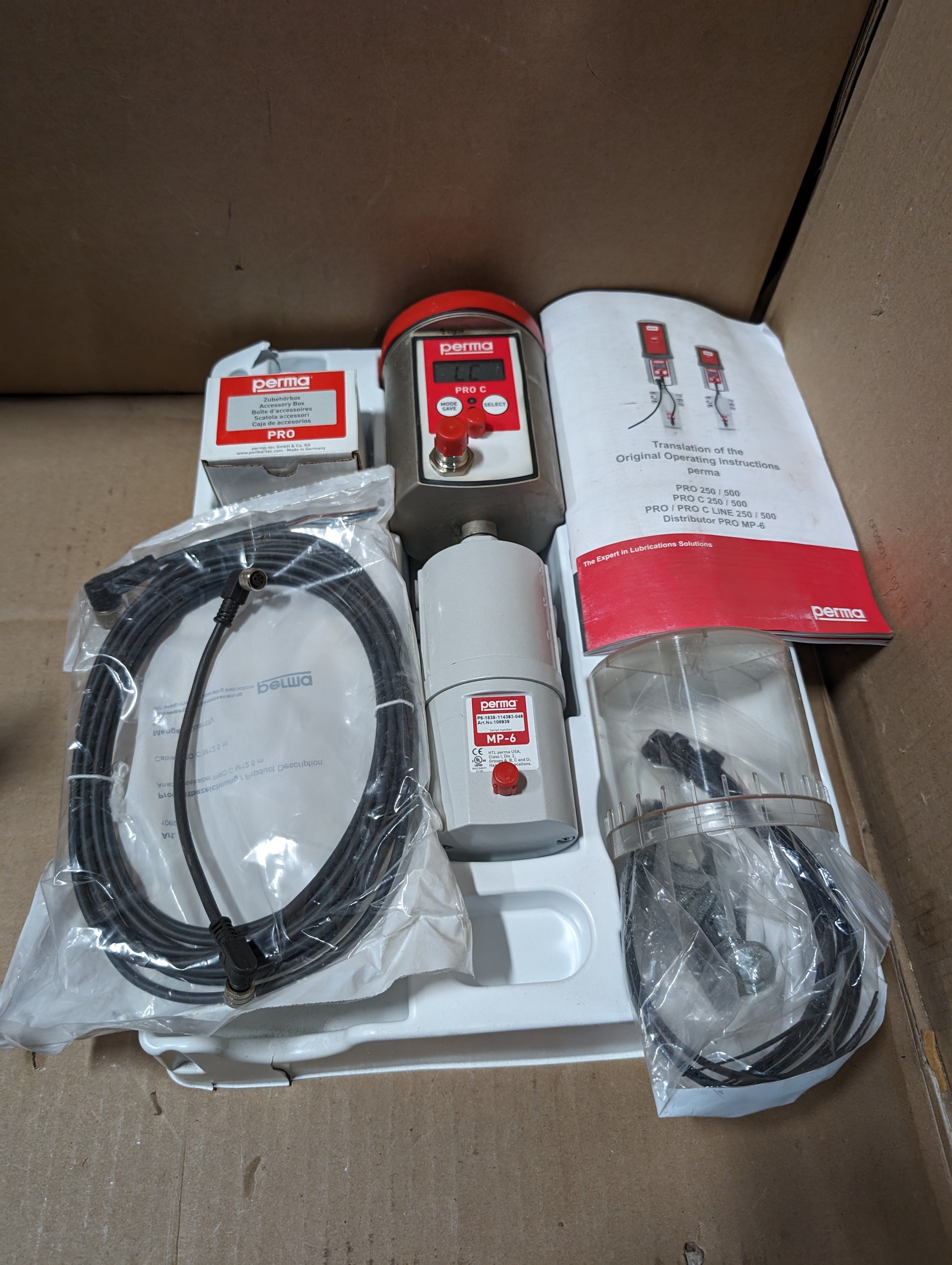 Perma MP-6 106939 Multi-Point Lubrication System New