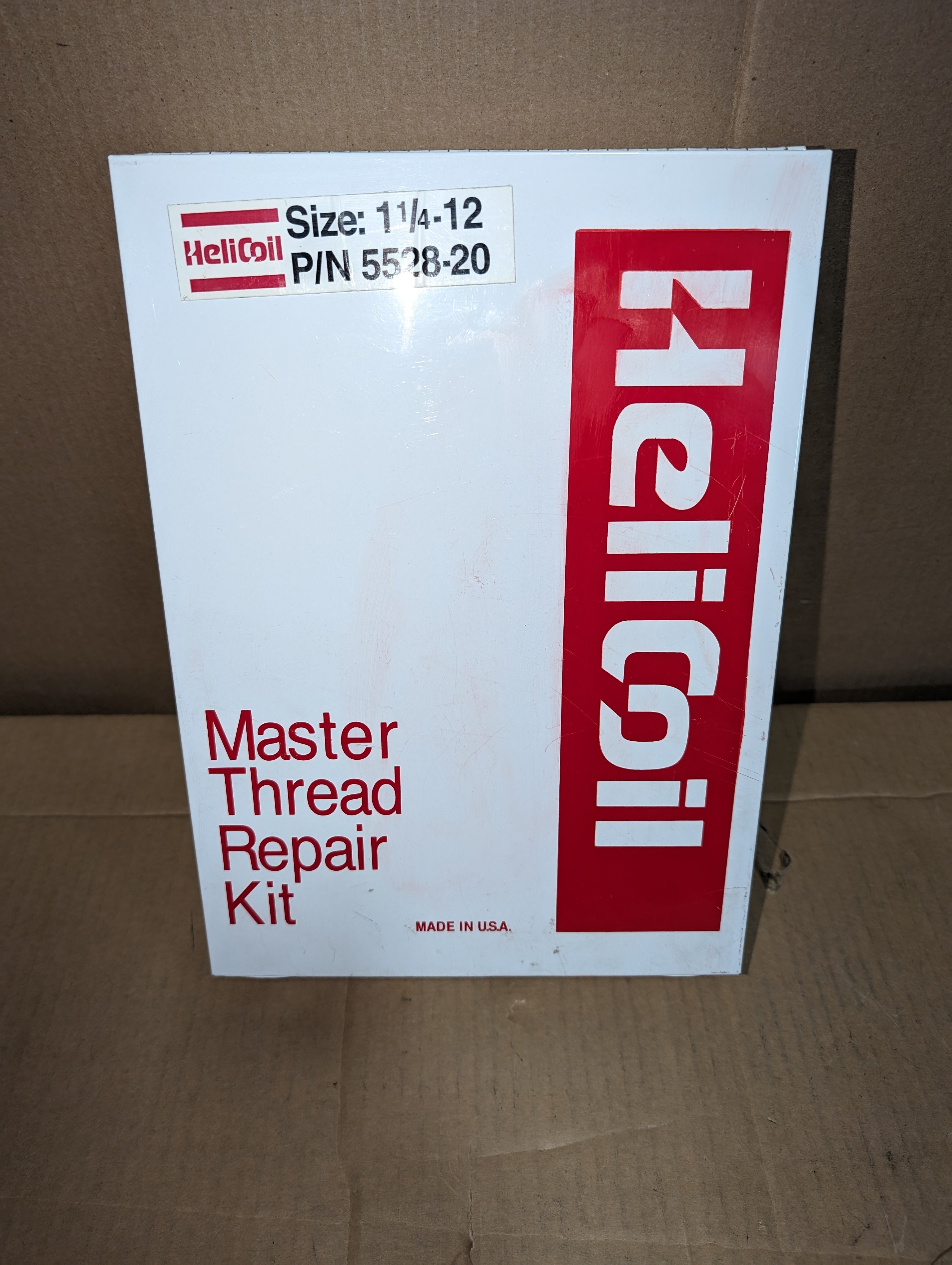 Genuine Helicoil 5523-20 Thread Repair Kit 1 1/4-12 x 1.875 New