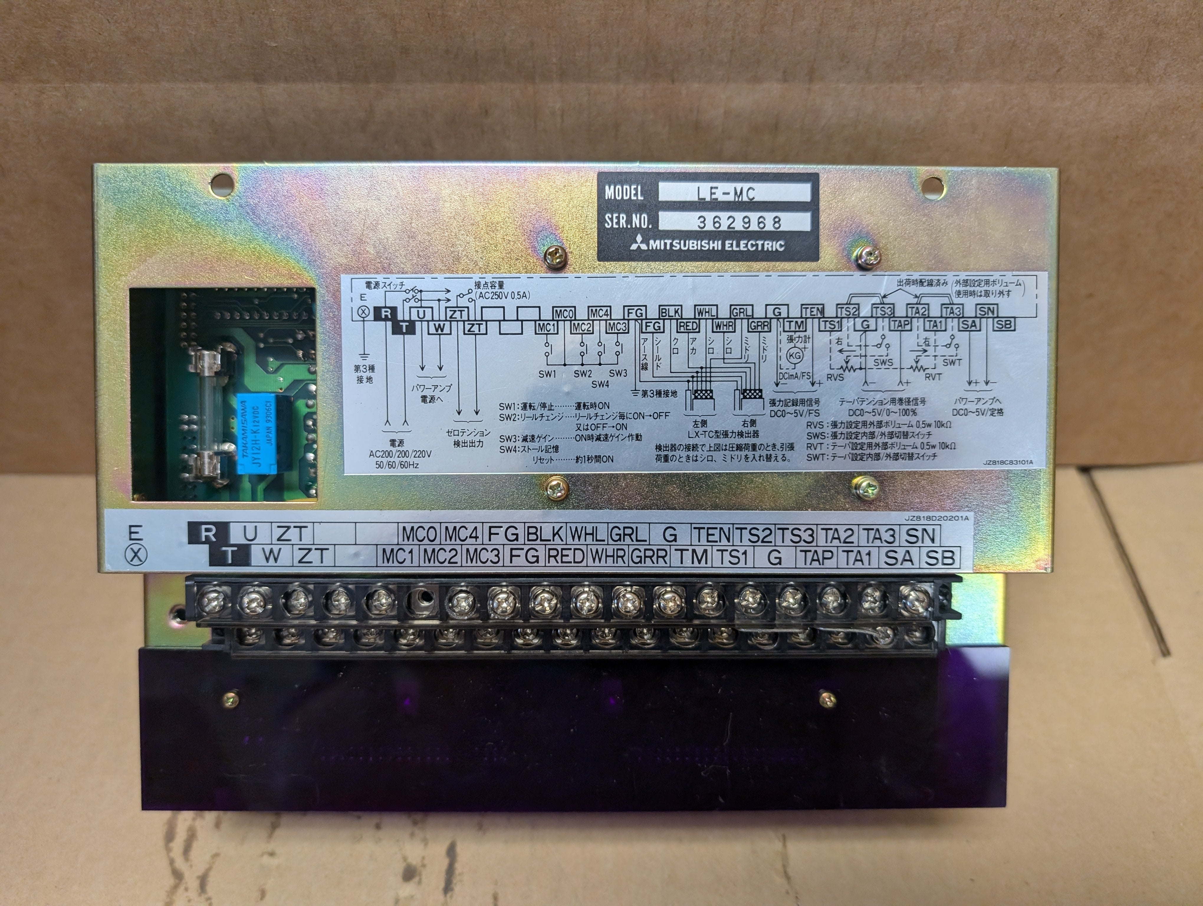 Mitsubishi LE-MC Tension Controller Used