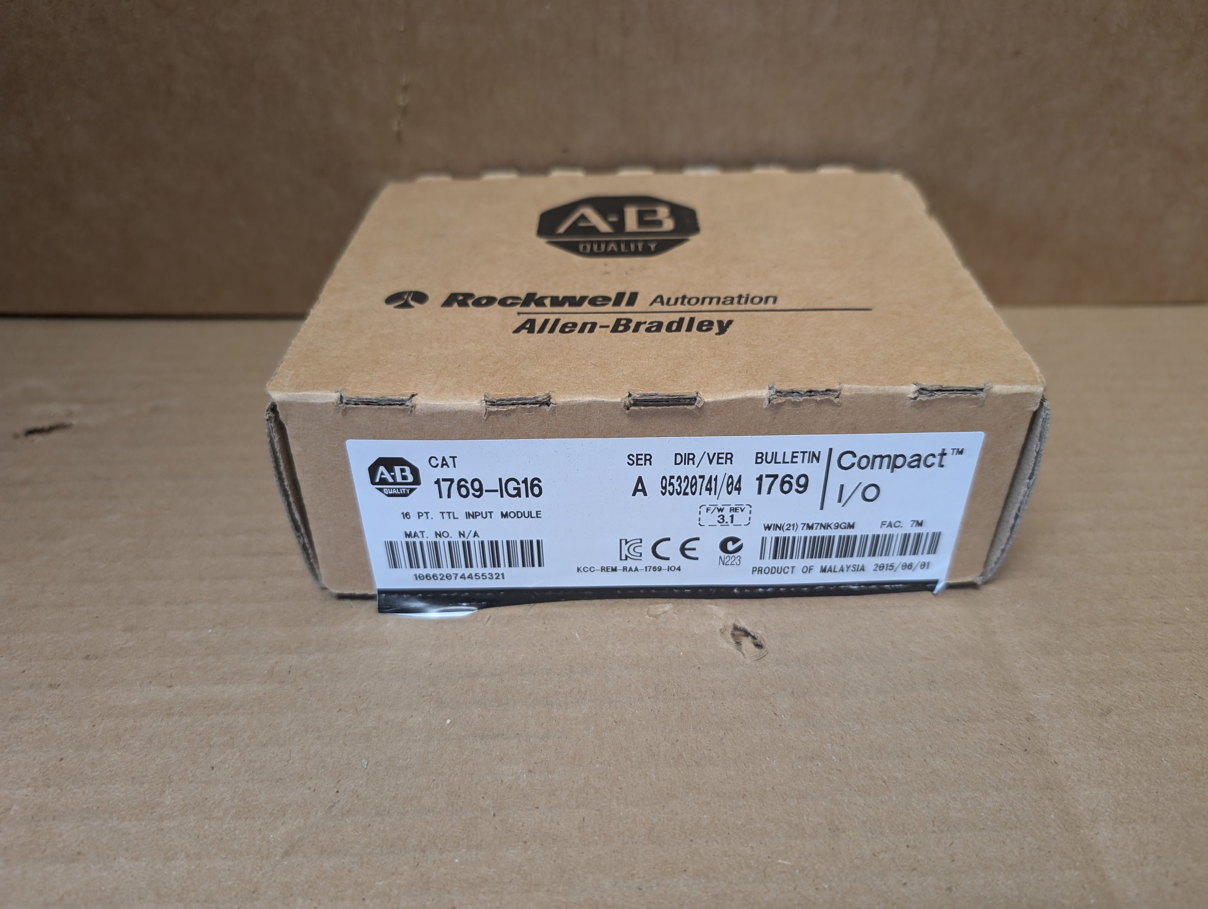 Allen Bradley 1769-IG16 Ser. A Compact I/O 16pt TTL Input Module 3.1 New