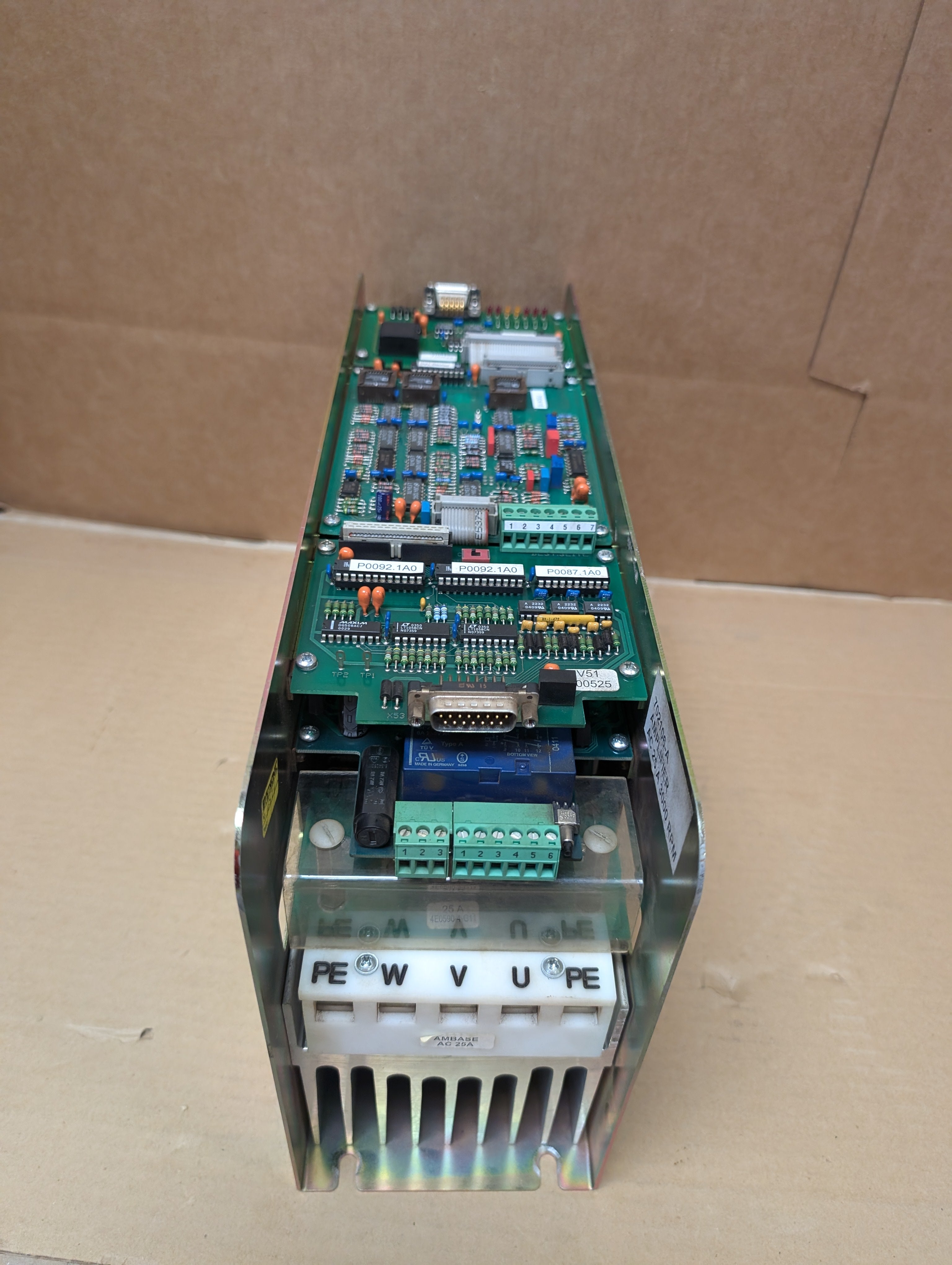 Bystronic 702106-A Servo CNC Drive AC25A 3000 RPM "AS IS" "NO RETURNS"