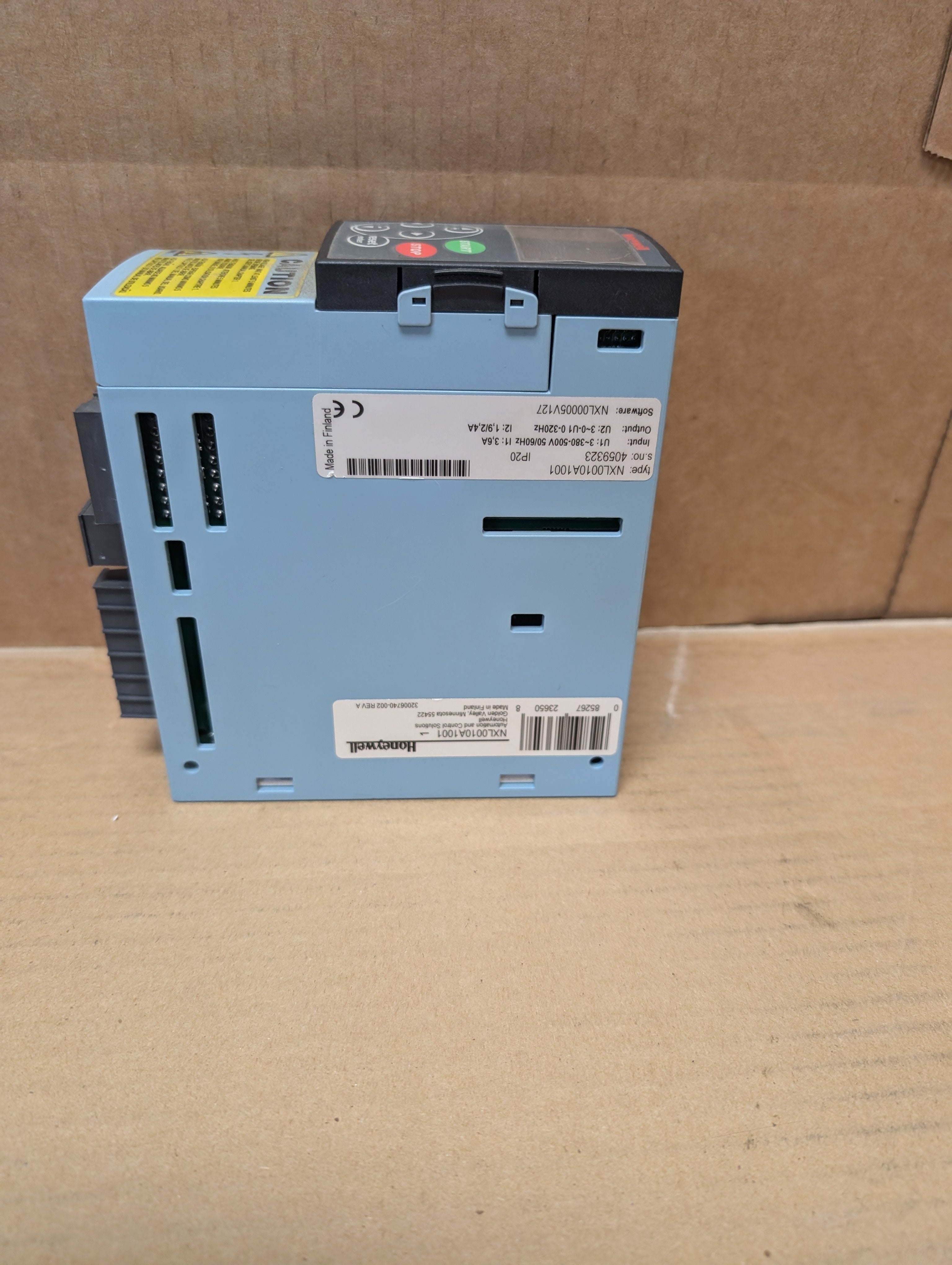 Honeywell NXL0010A1001 Variable Frequency Drive, 1 HP, 380-500 2.4A New