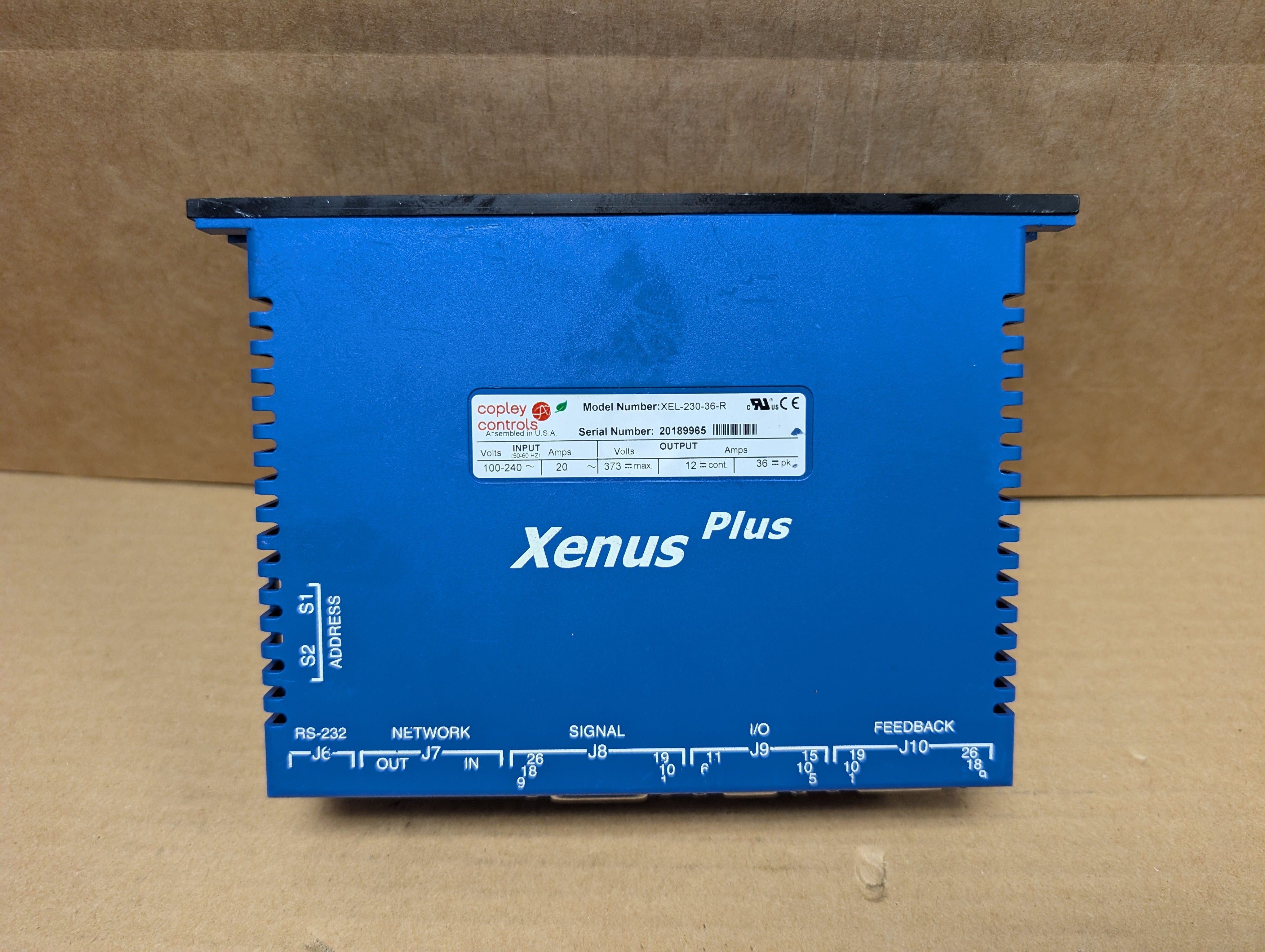 Copley Controls XEL-230-36-R Xenus Plus Servo Drive Used