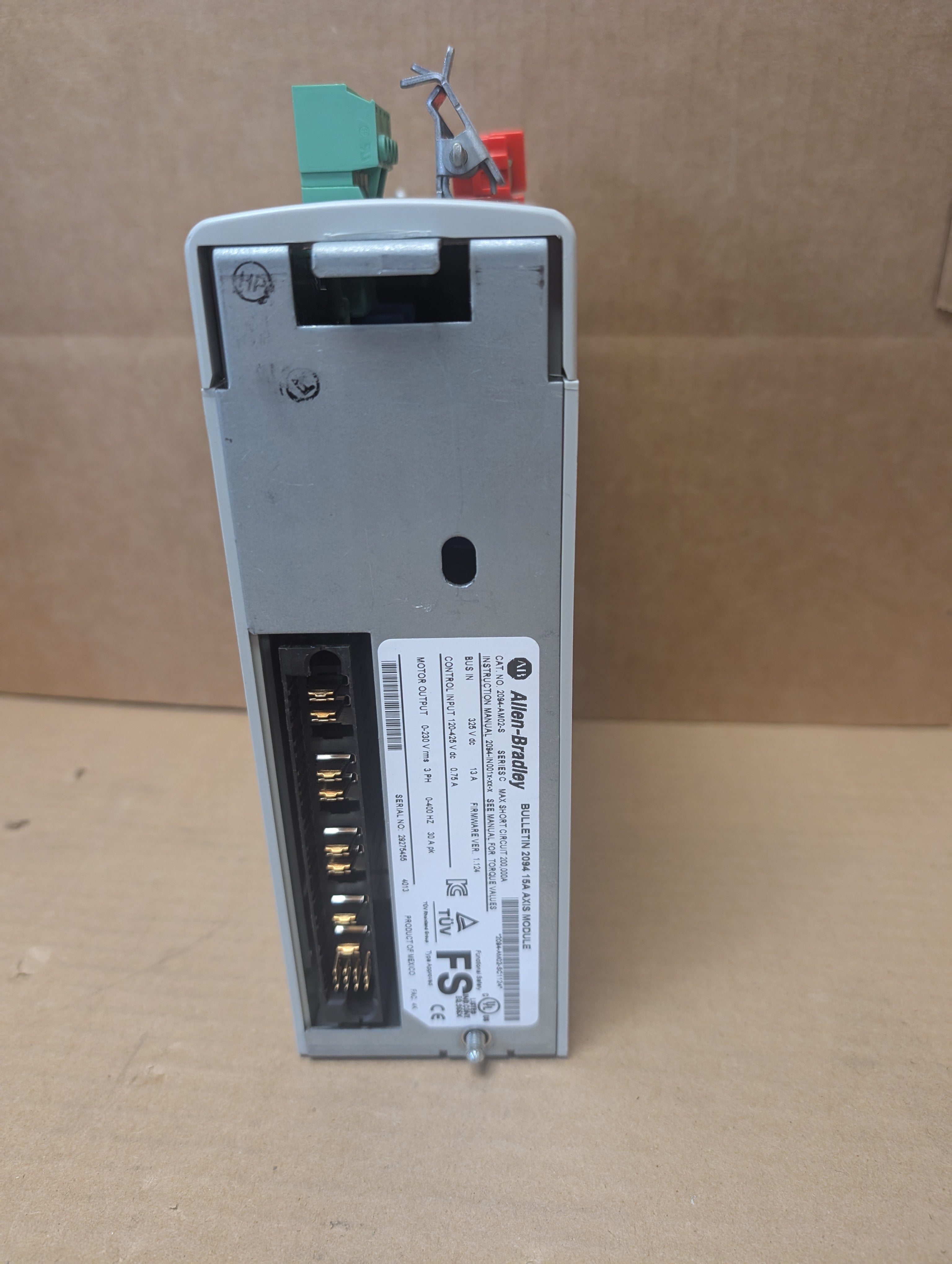 Allen Bradley 2094-AM02-S Ser C Kinetix 13A Axis Module Servo Drive Used