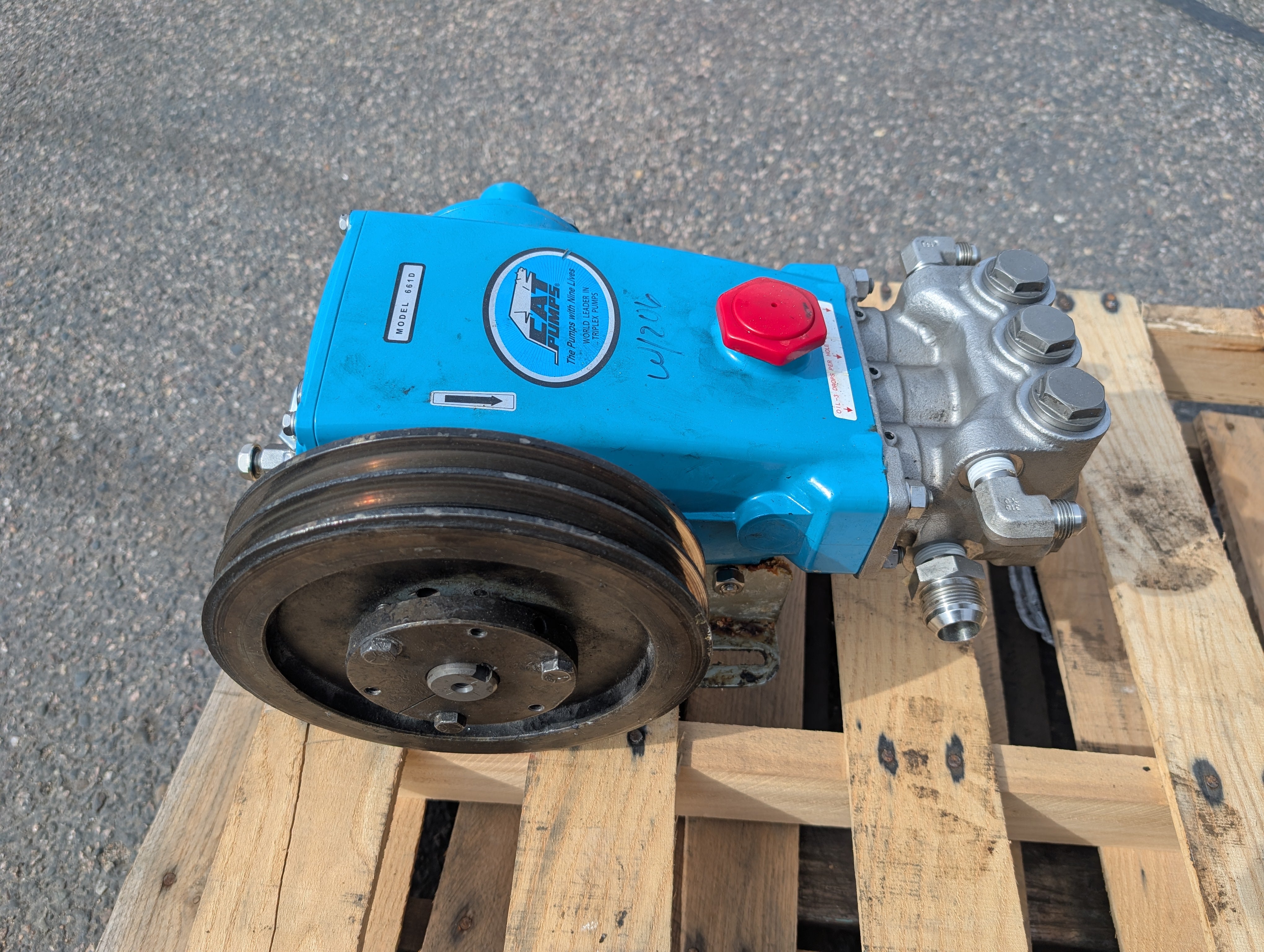 Cat Triplex 661D Pump 10 GPM 3,000 psi Restored to Proper Operating Condition