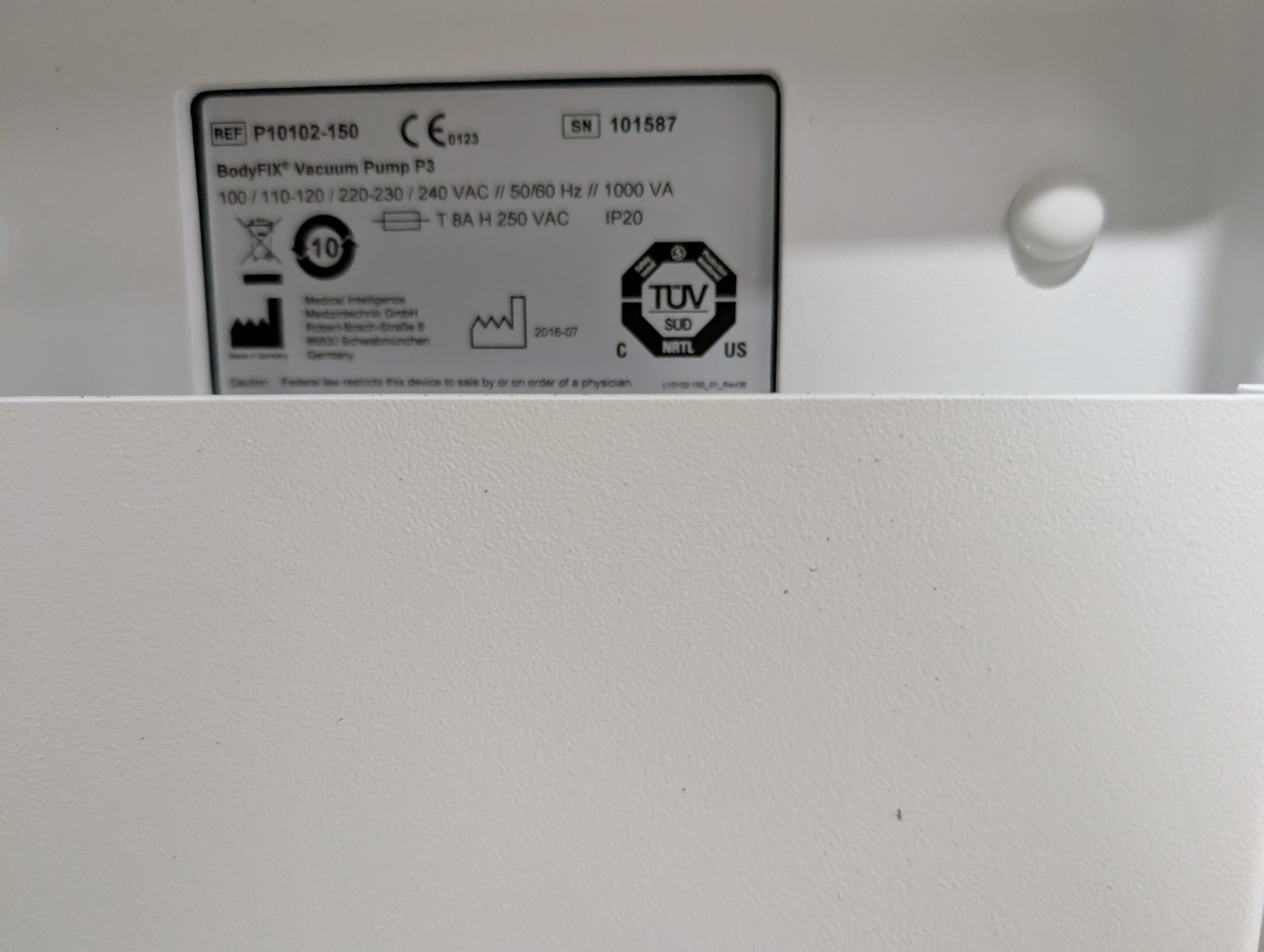 Elekta BodyFix P10102-150 Vacuum Pump P3 110/220 New