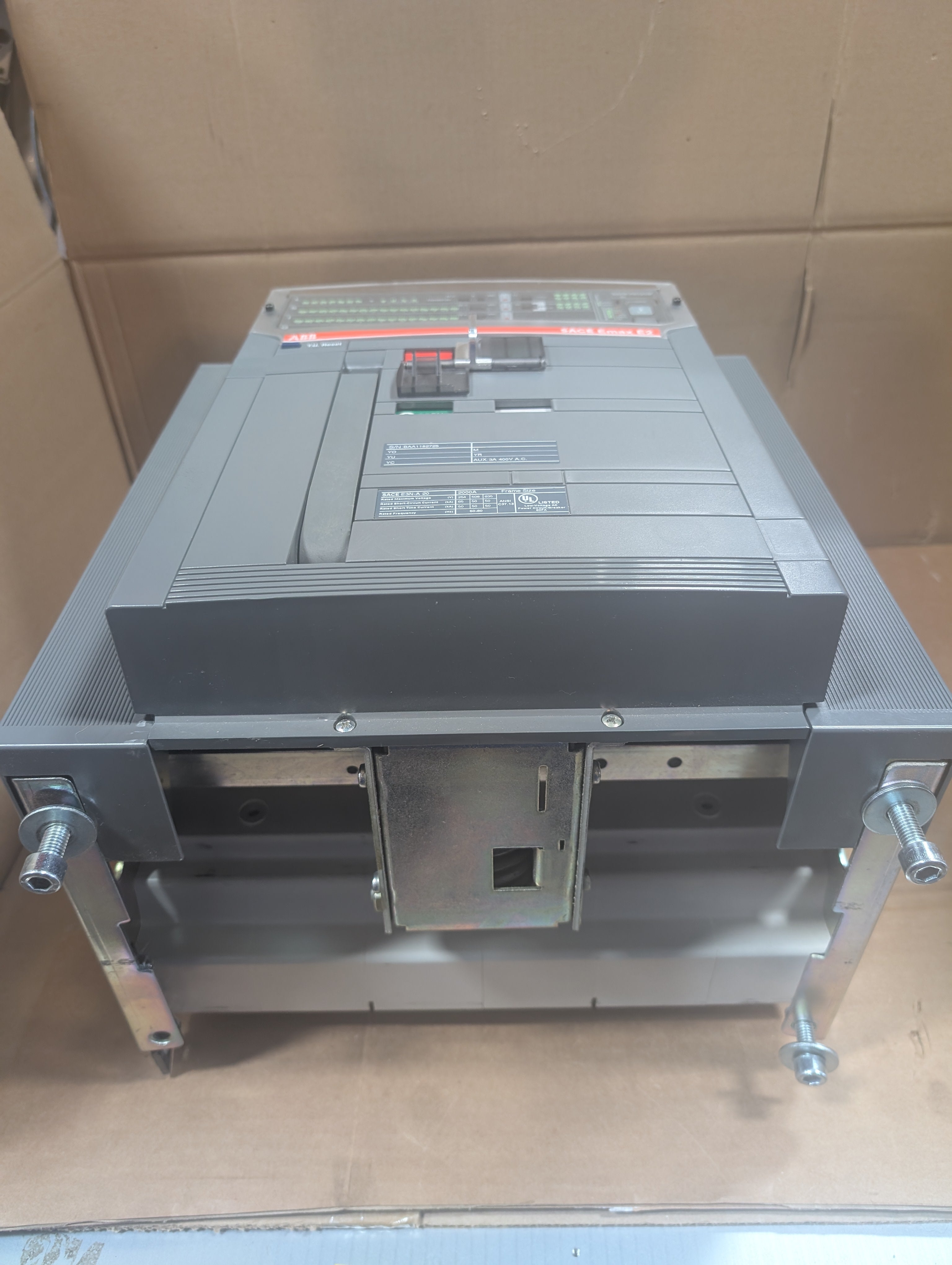 ABB Sace E3N-A 20 LSIG PR121/P 2000A 3P 1SDA057375R1 NOS  No Factory Box