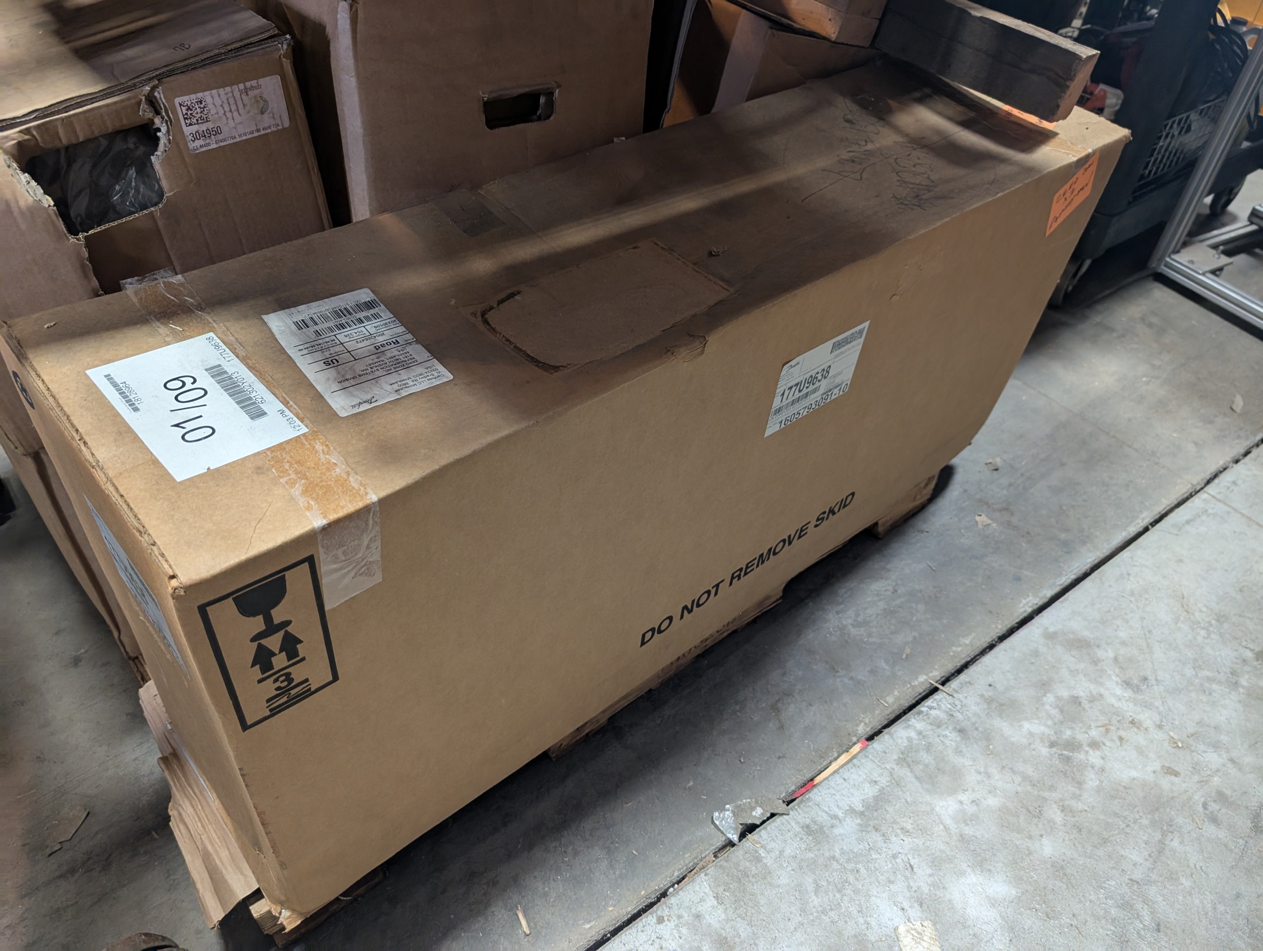 2023 Danfoss 40HP FC-102 208V FRN 7.30 3 Contactor Bypass New