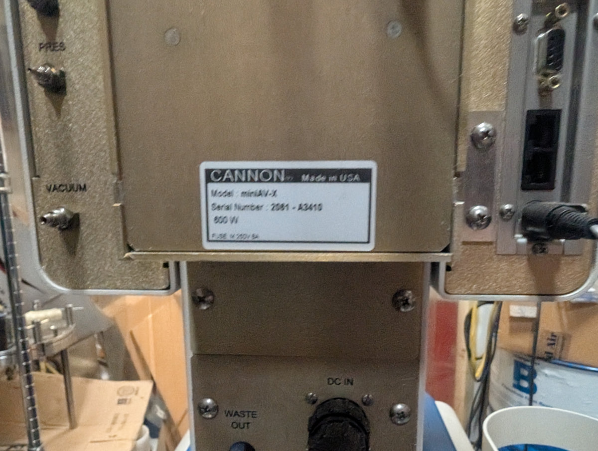 Cannon miniAV-X Single Bath Kinematic Viscometer Used