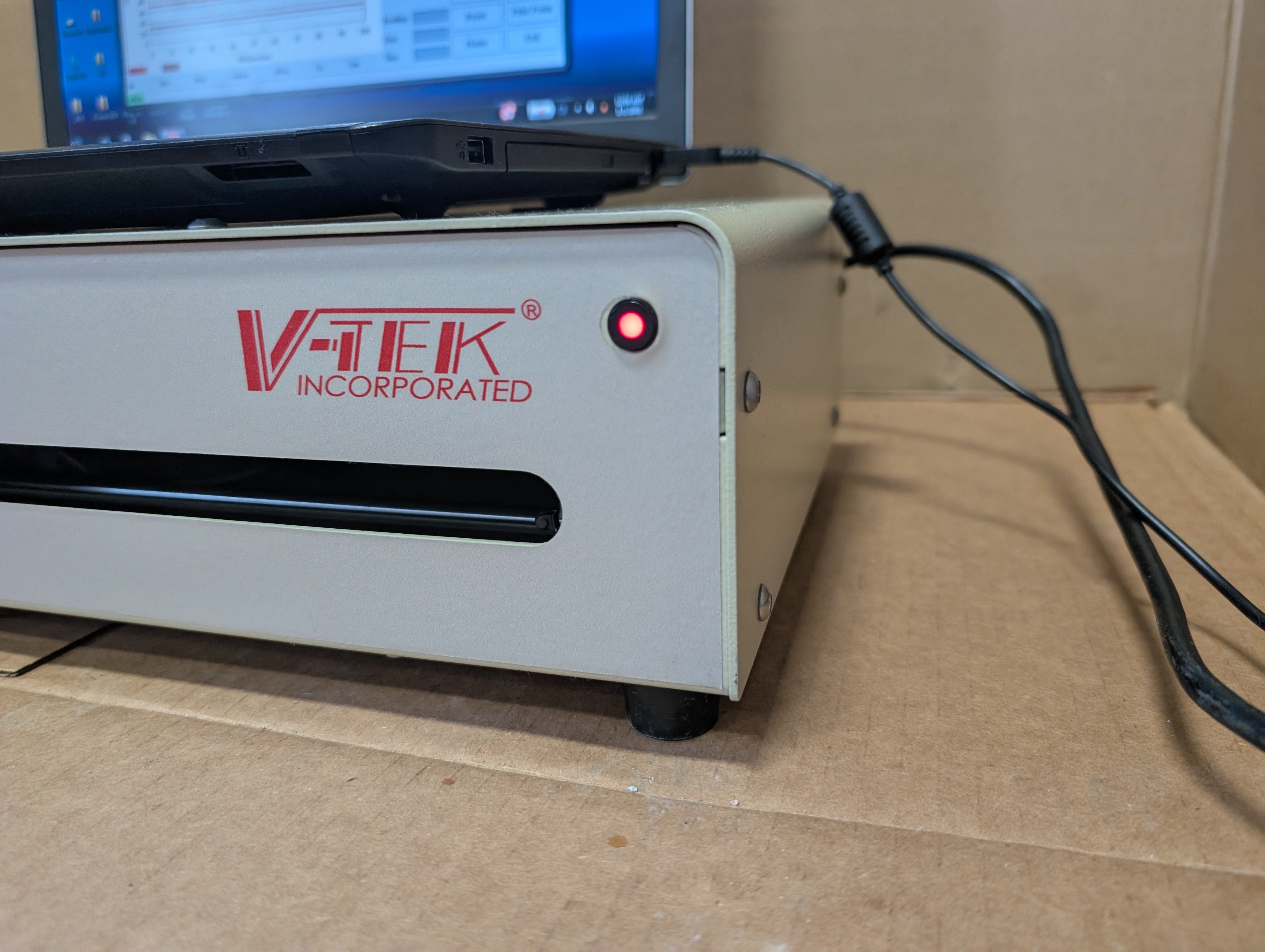 2013 V-Tek PT-55 Peel Force Tester Used