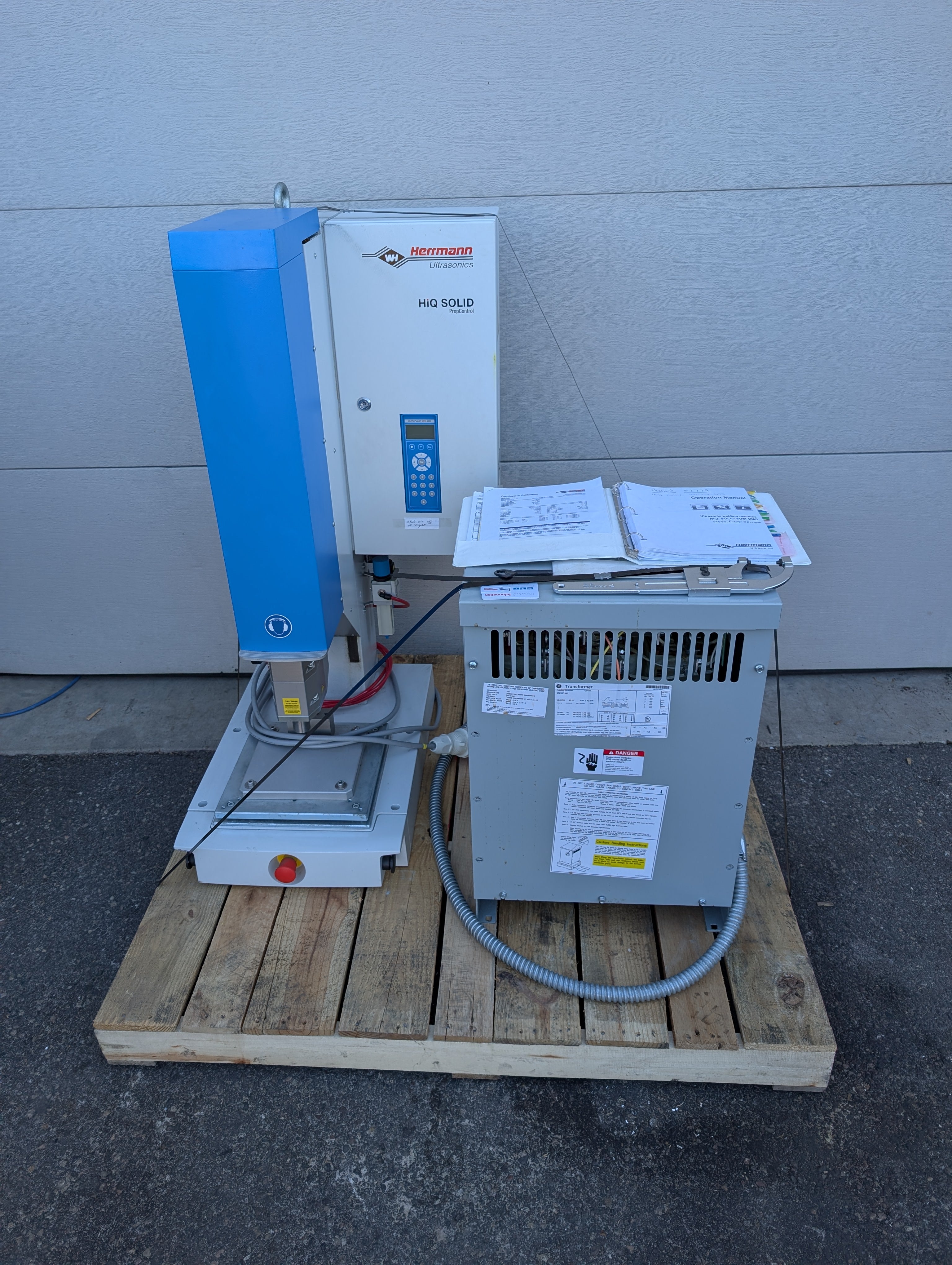 2014 Herrmann HiQ Solid UltraPlast SDM 4800 Ultrasonic Welder 20 kHz 4800W Used