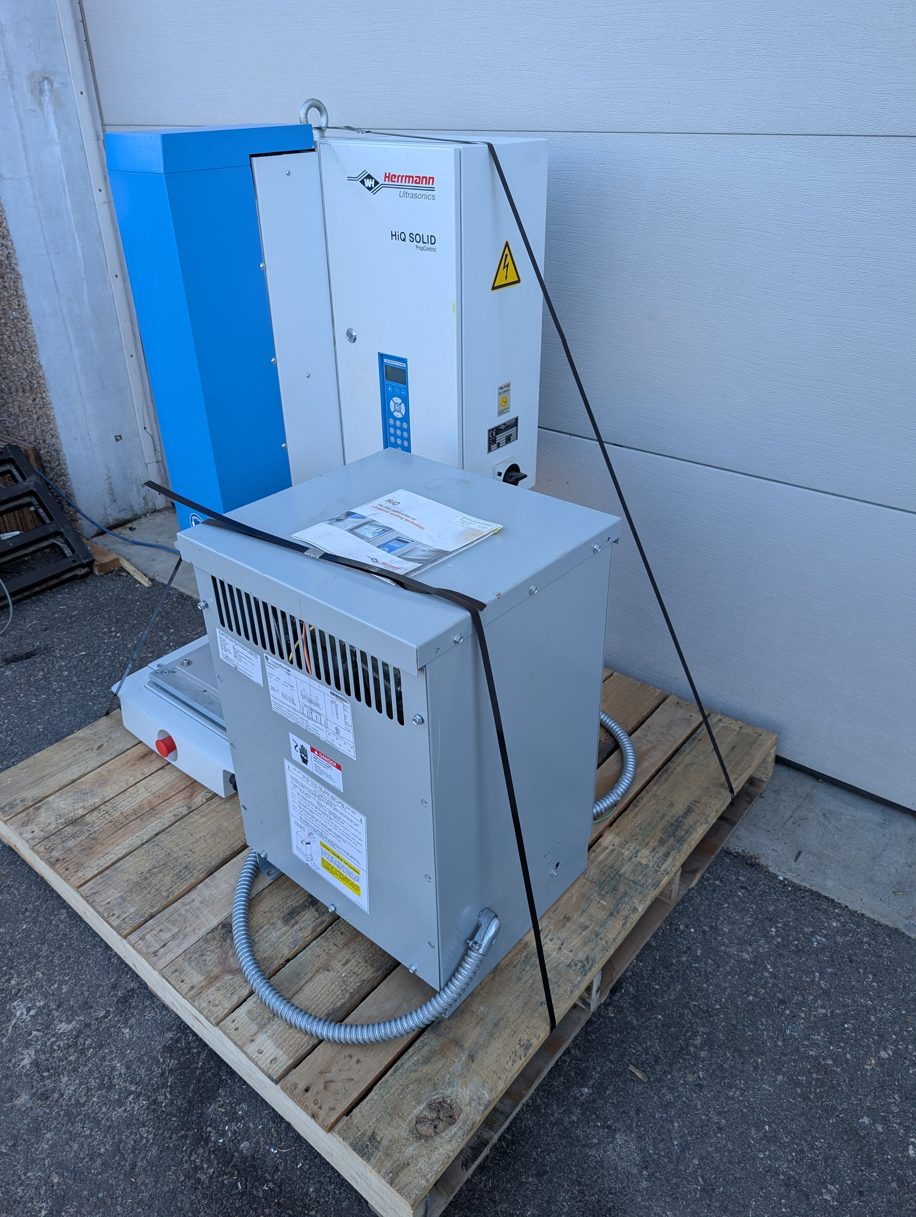 2014 Herrmann HiQ Solid UltraPlast SDM 4800 Ultrasonic Welder 20 kHz 4800W Used