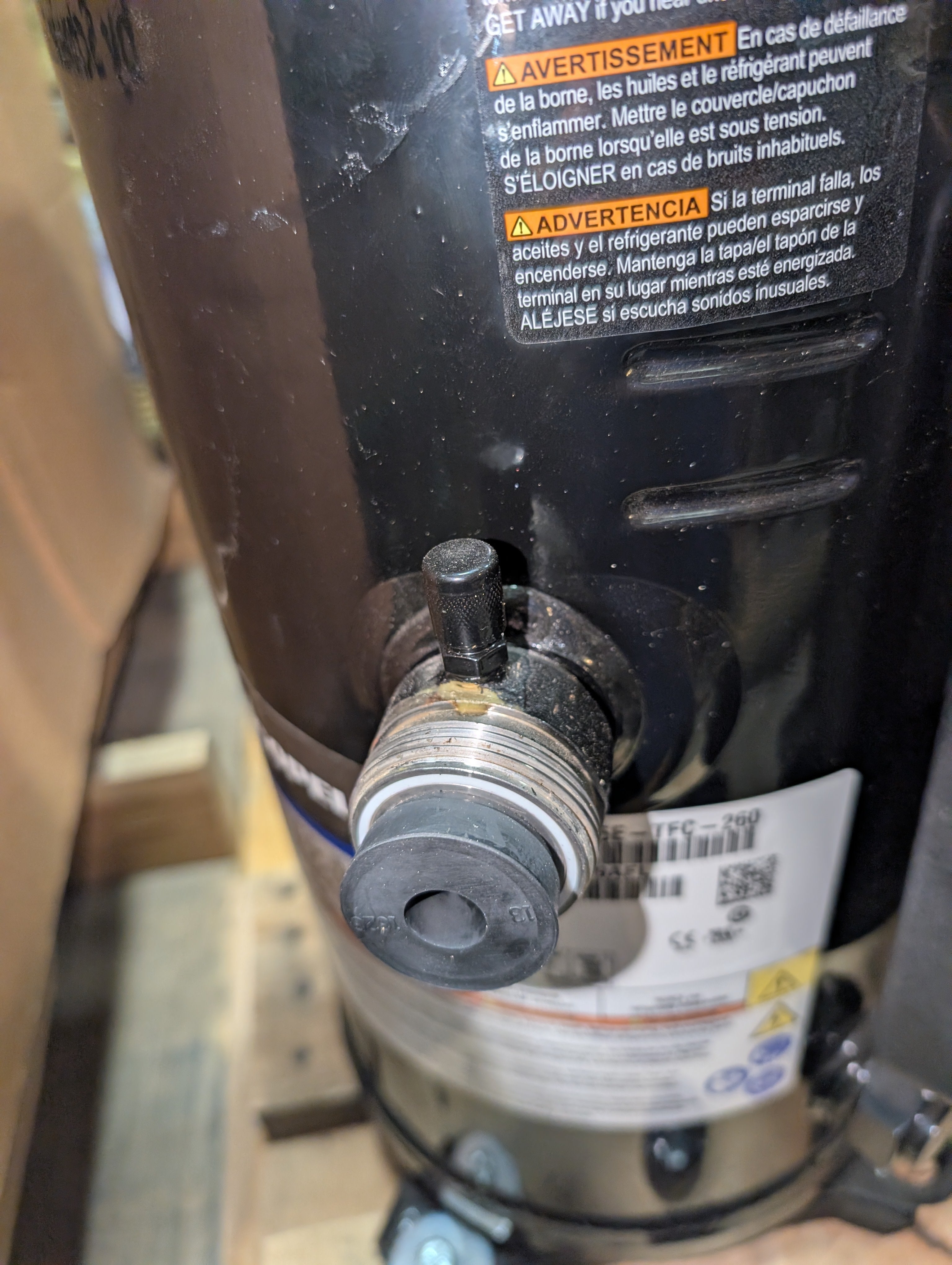 2024 Copeland ZB66K5E-TFC-260  200-230V 3PH Dig. Scroll DAMAGED FITTING UNUSED