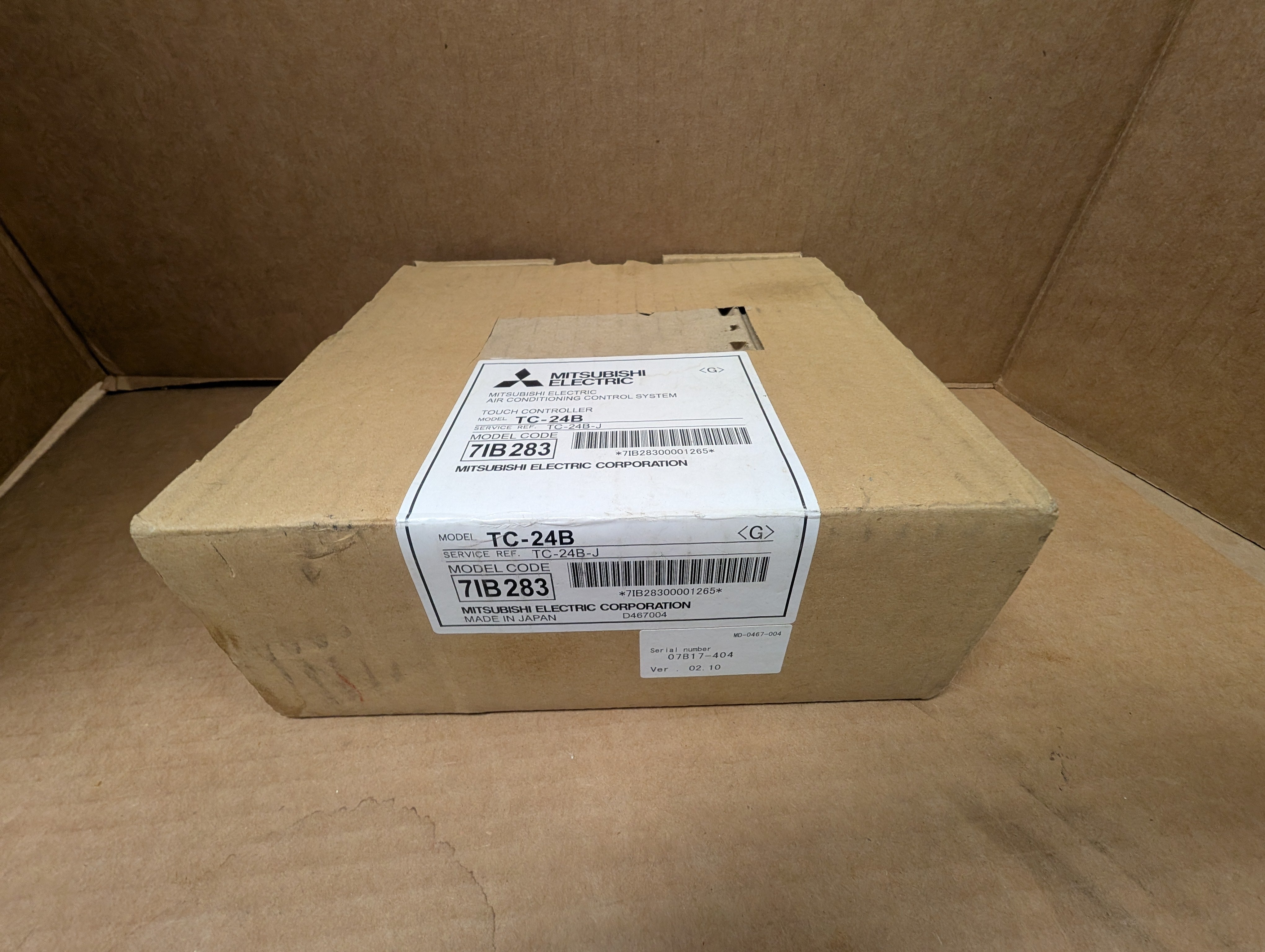 Mitsubishi TC-24B AC Touch Controller 7IB283, TC-24B-J, Ver 02.10 New