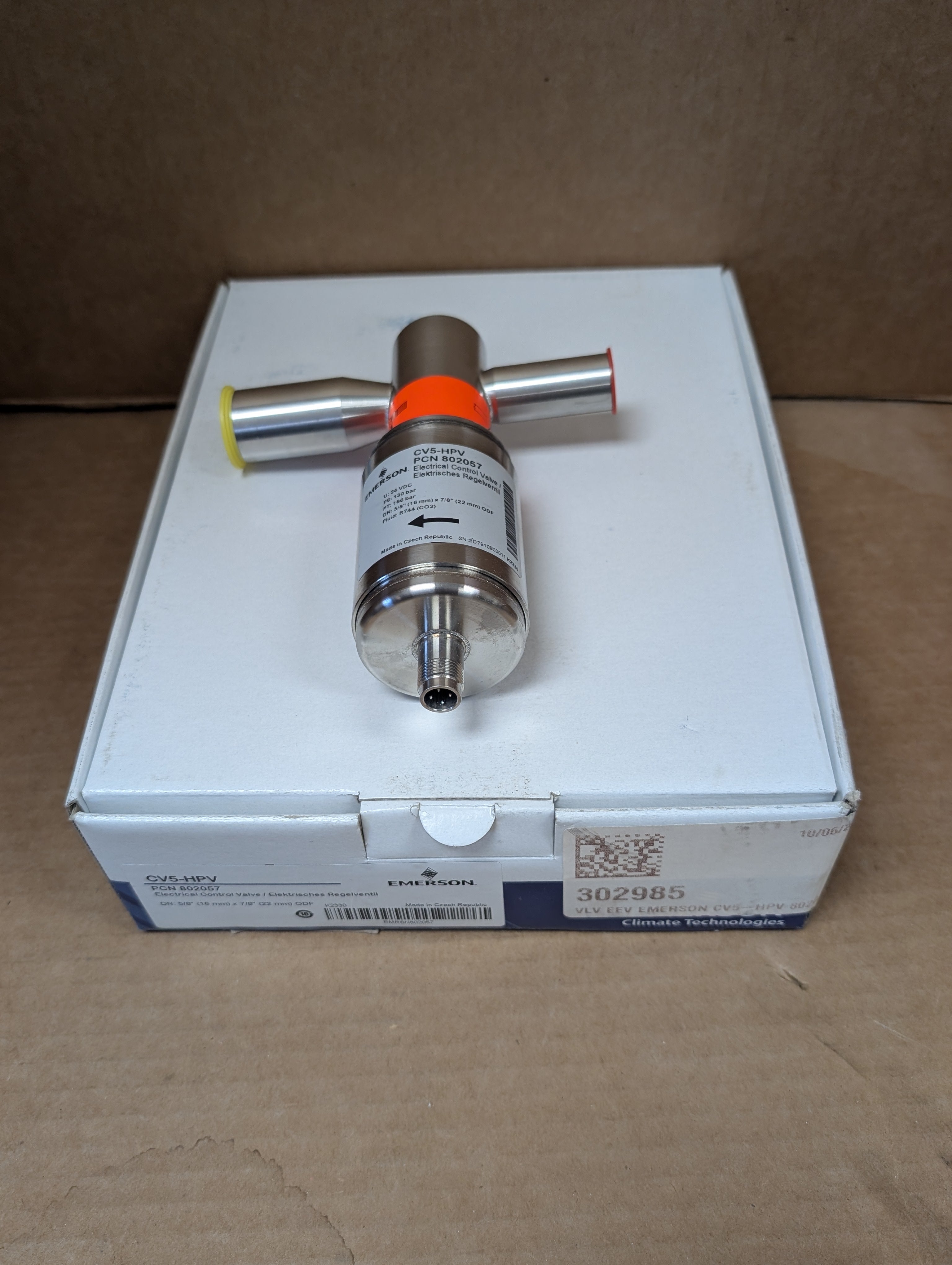 Emerson CV5-HPV PCN 802057 5/8" X 7/8" ODF New