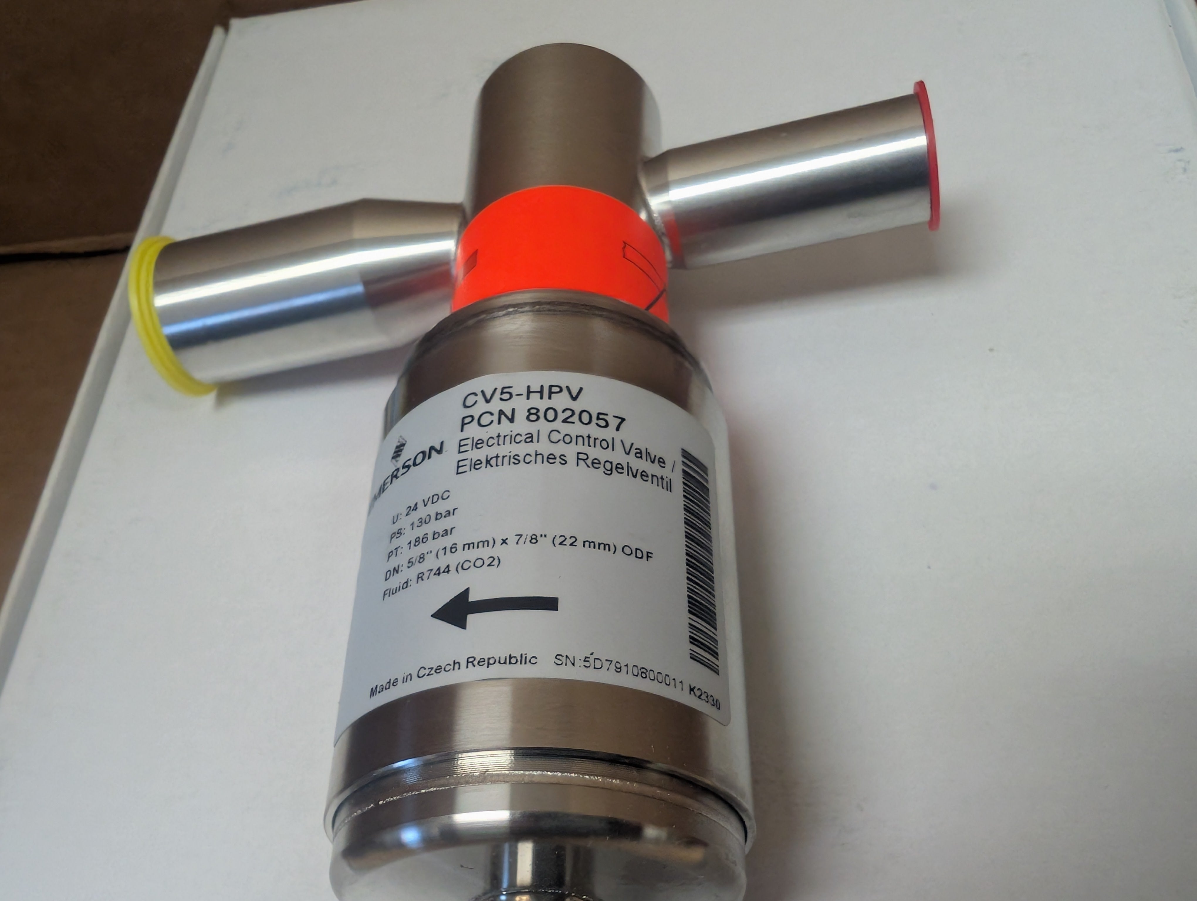 Emerson CV5-HPV PCN 802057 5/8" X 7/8" ODF New