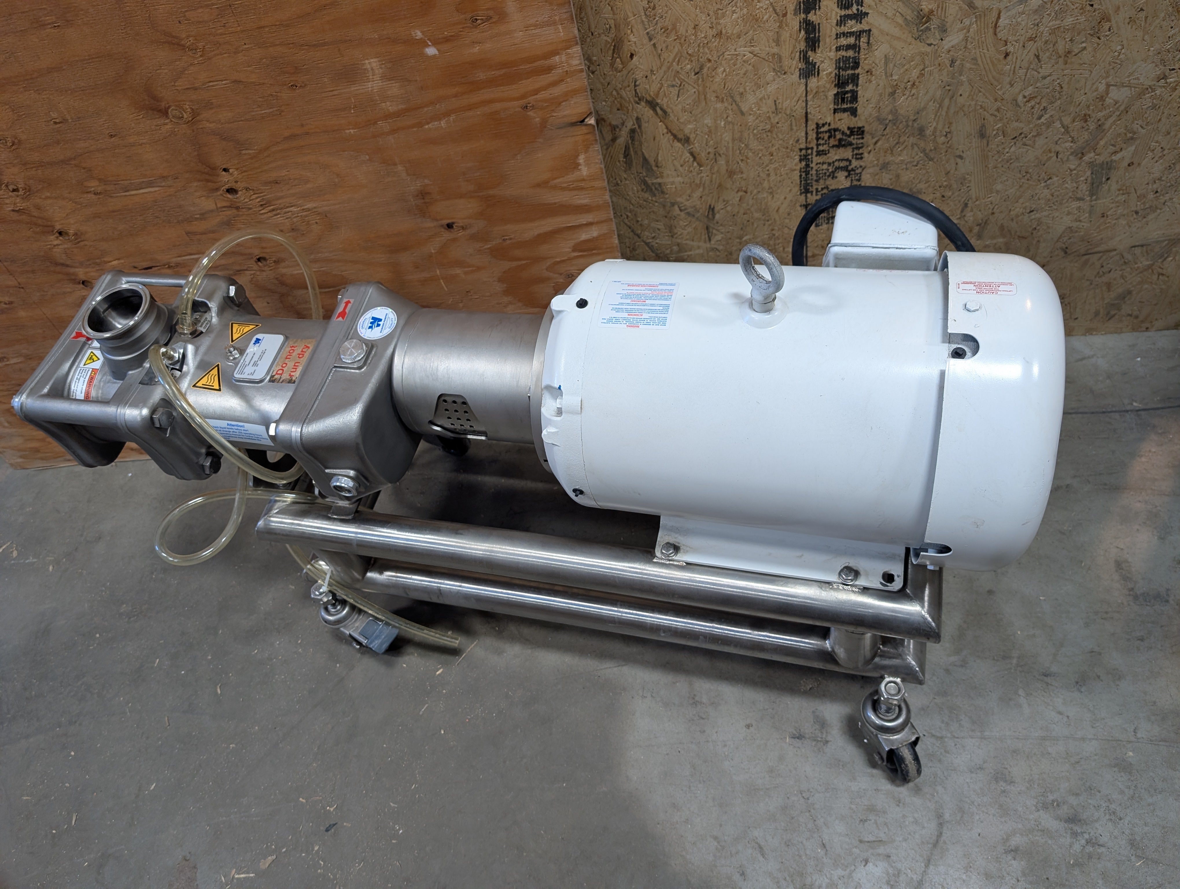 2021 Wangen Pumpen Hygienic Twin Screw Pump NG 104 36-1 3A P 15 HP Super Clean
