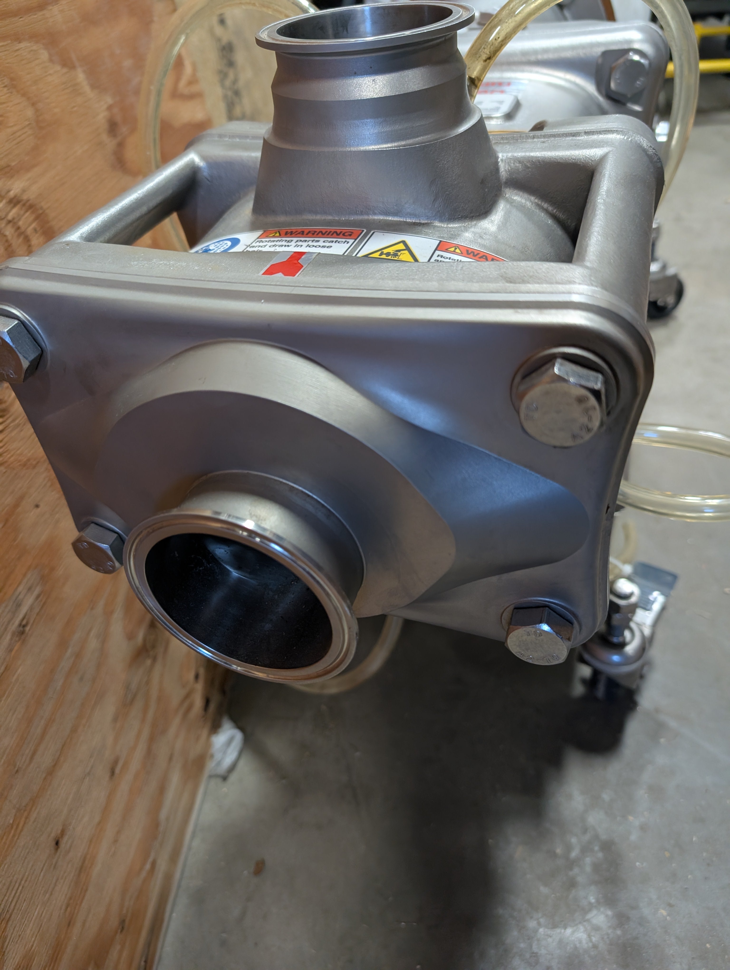 2021 Wangen Pumpen Hygienic Twin Screw Pump NG 104 36-1 3A P 15 HP Super Clean