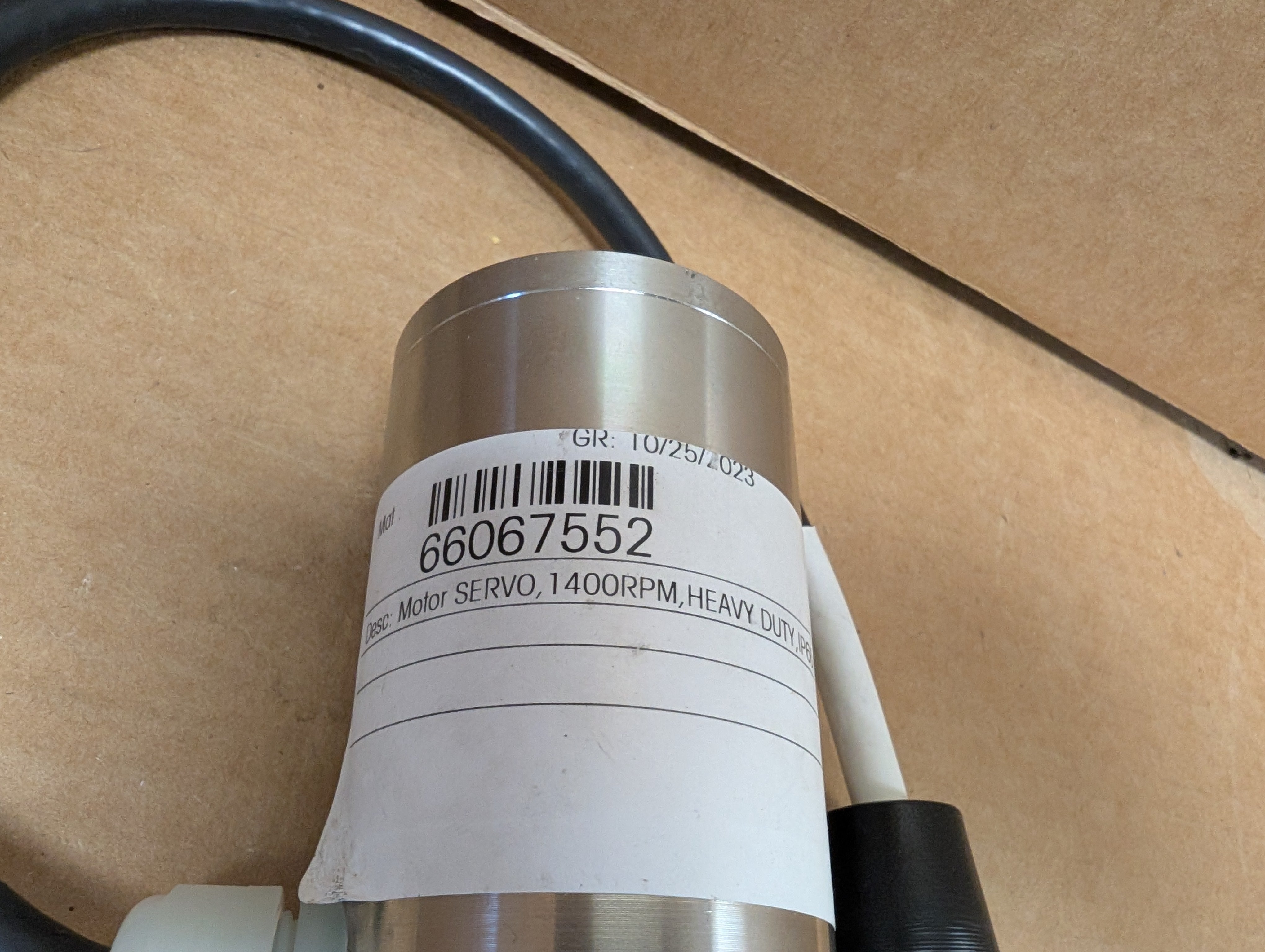 2023 Mettler Toledo 66067552, 66069401, 1400 RPM Servo Motor New