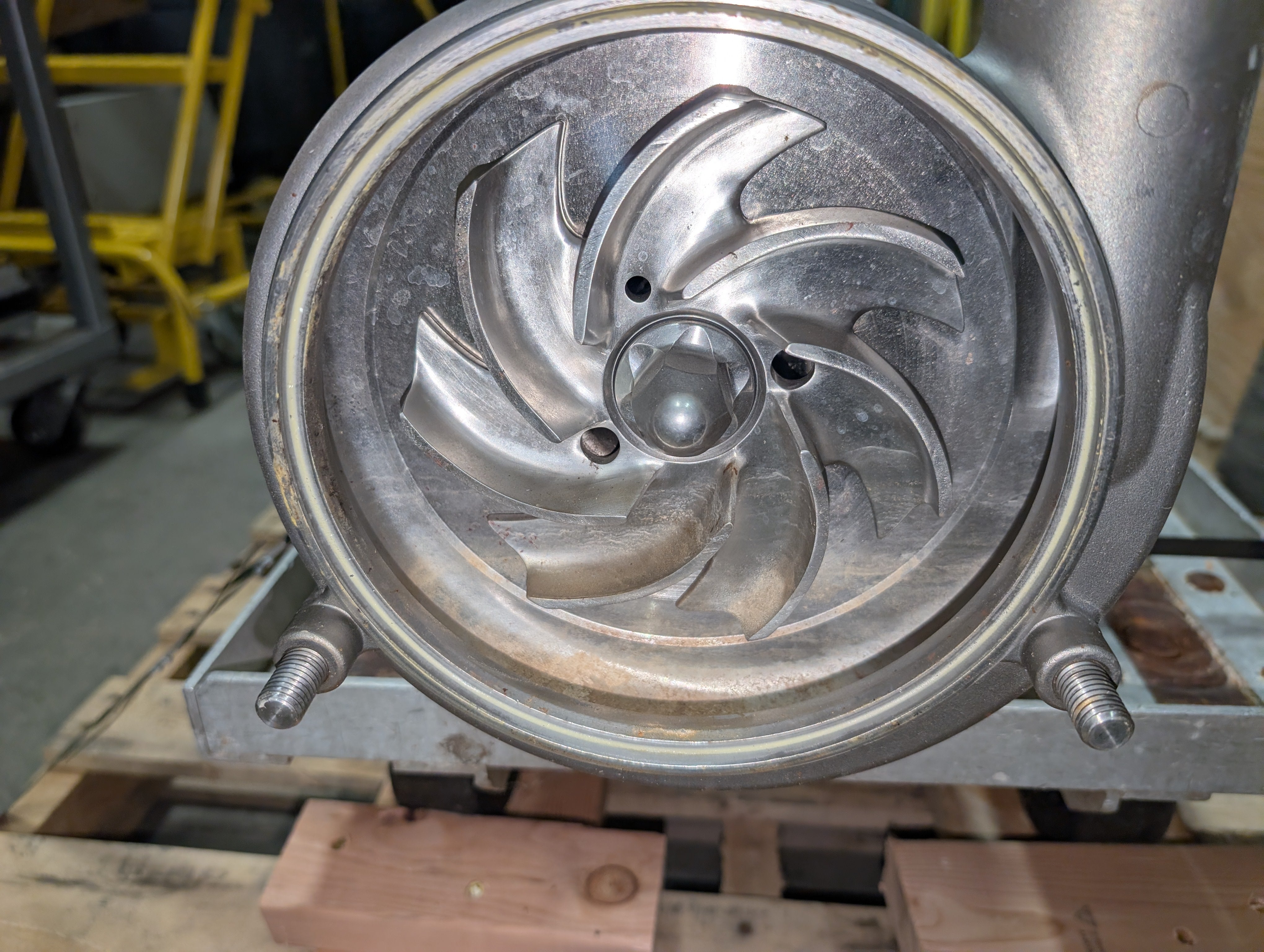 Fristam FPX3532-150 Sanitary Centrifugal Pump 15HP Motor 230V/460V 2.5"x 2" Used