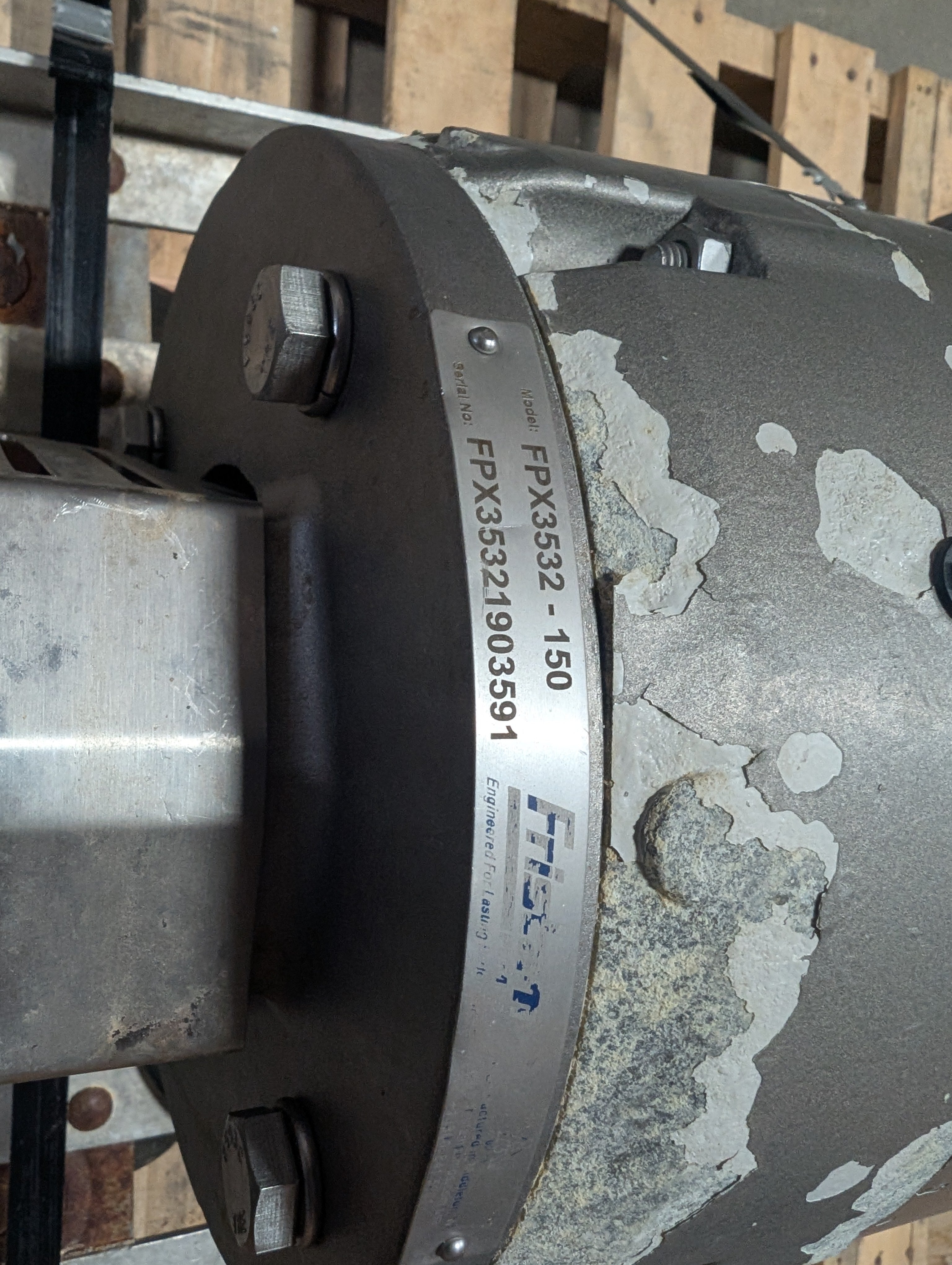 Fristam FPX3532-150 Sanitary Centrifugal Pump 15HP Motor 230V/460V 2.5"x 2" Used