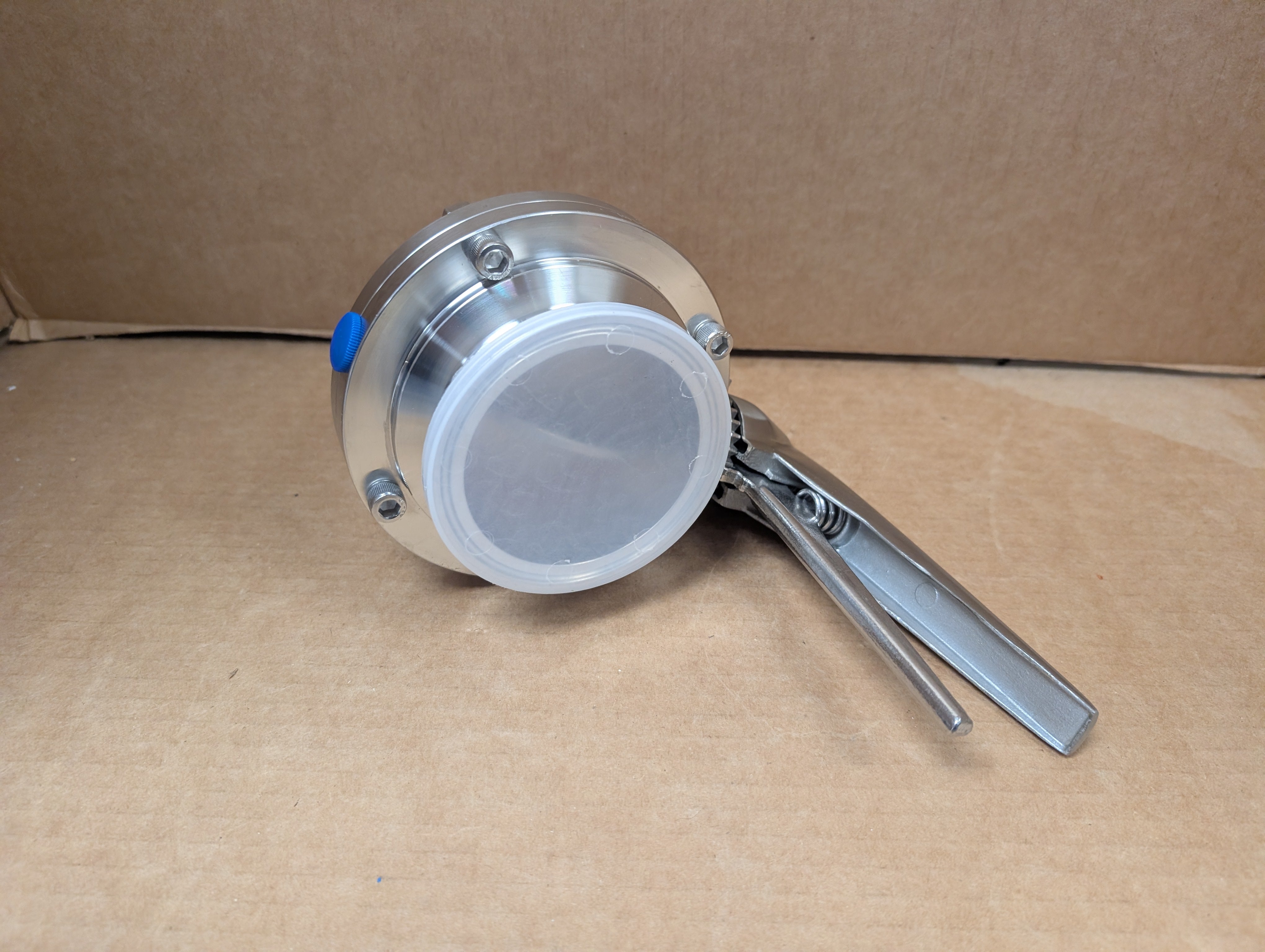 VNE 51C-63.0MS/STH Butterfly Valve, 3" Tri Clamp 316L 145 psi New in Factory Bag