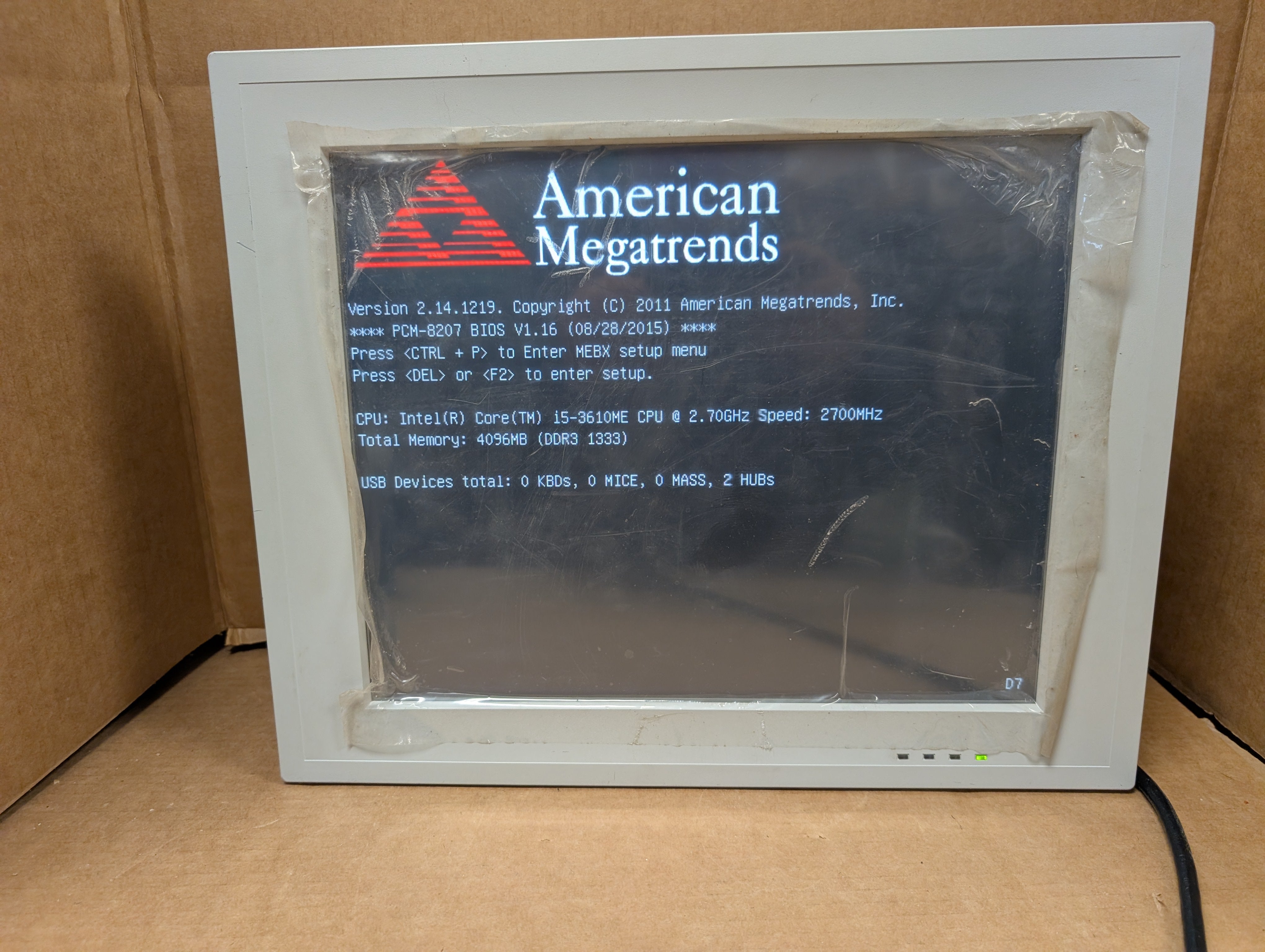 Advantech i5 PPC-6170-RI5AE 17" Touch Computer PPC-6170 (No Hard Drive) New