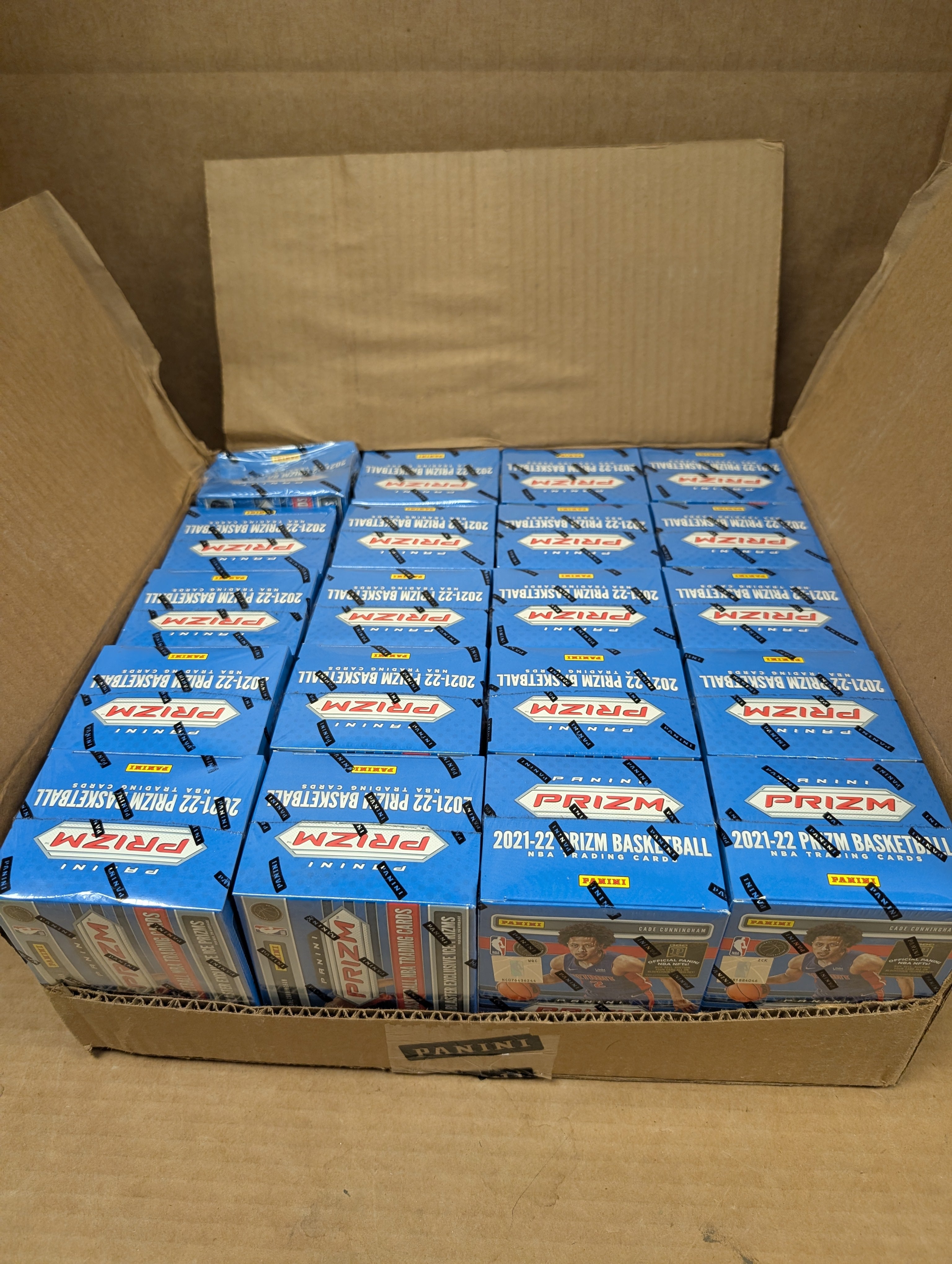 2021-22 Panini Prizm Basketball Blaster Box Opened Case (1) Box damaged