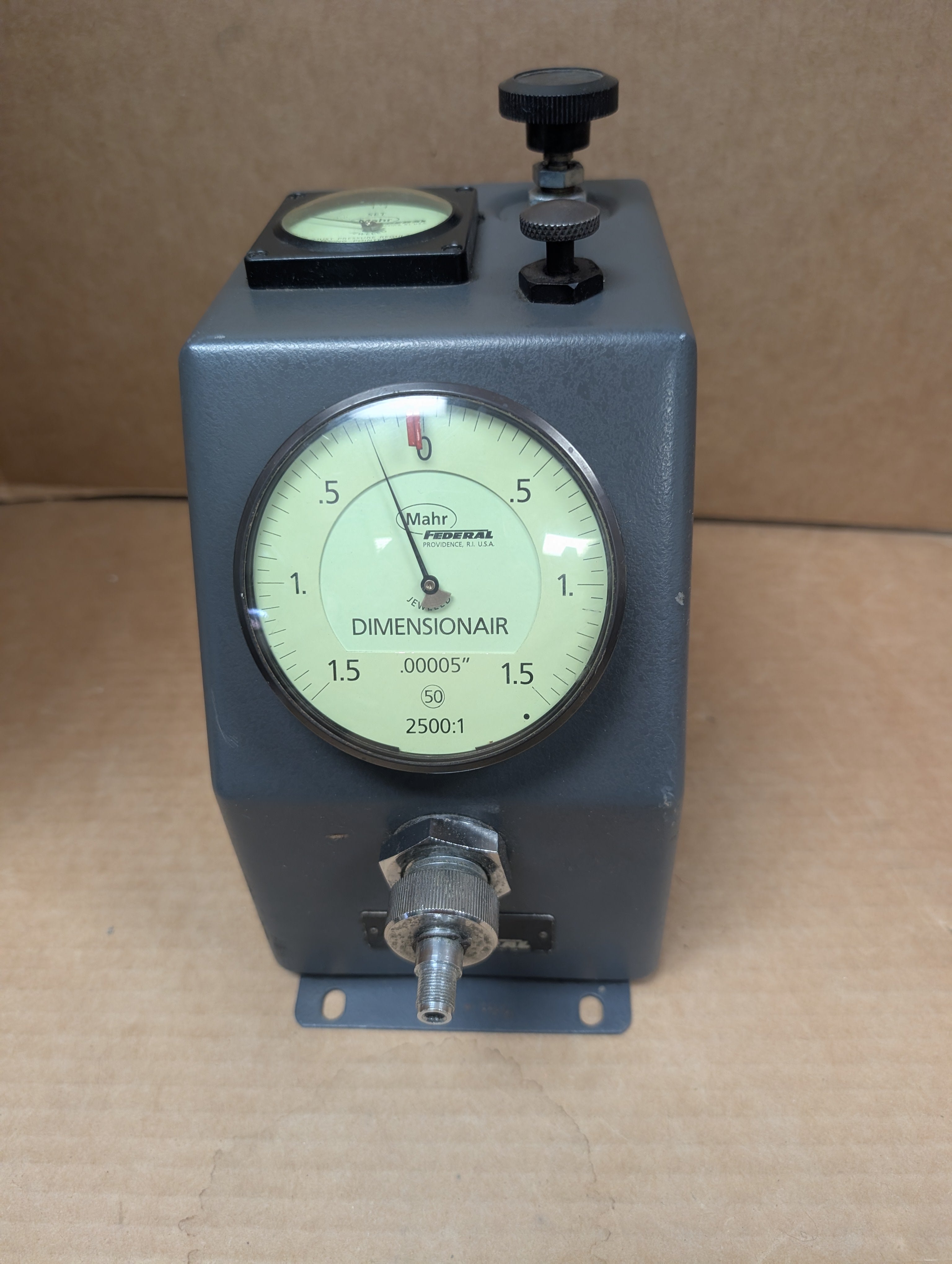 Mahr Federal Dimensionair D-2500 Air Gauge Pneumatic Gage .00005" 2500:1  Used