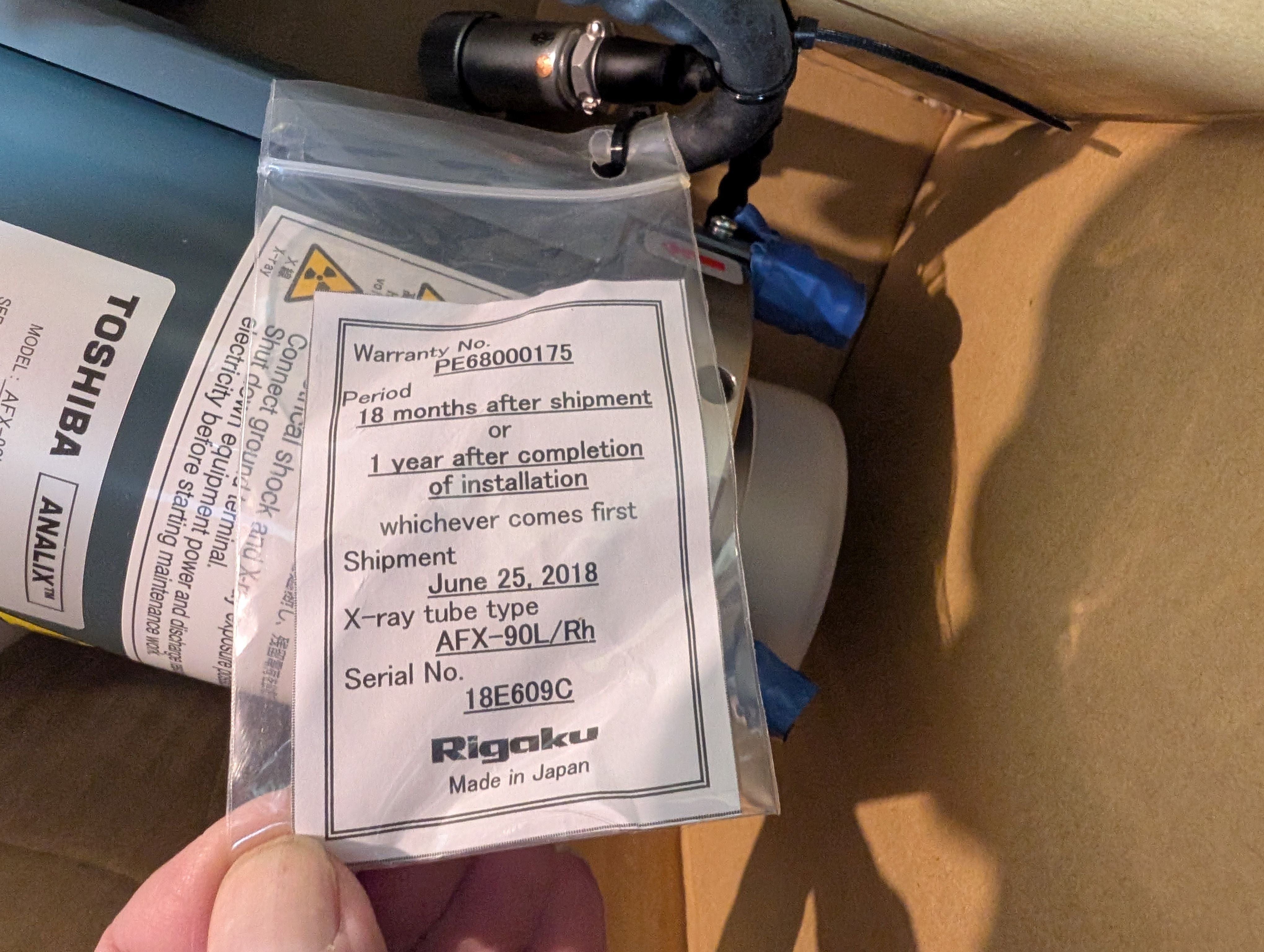 2013? Rigaku ZSX Primus II WDXRF Spectrometer SOLD AS IS