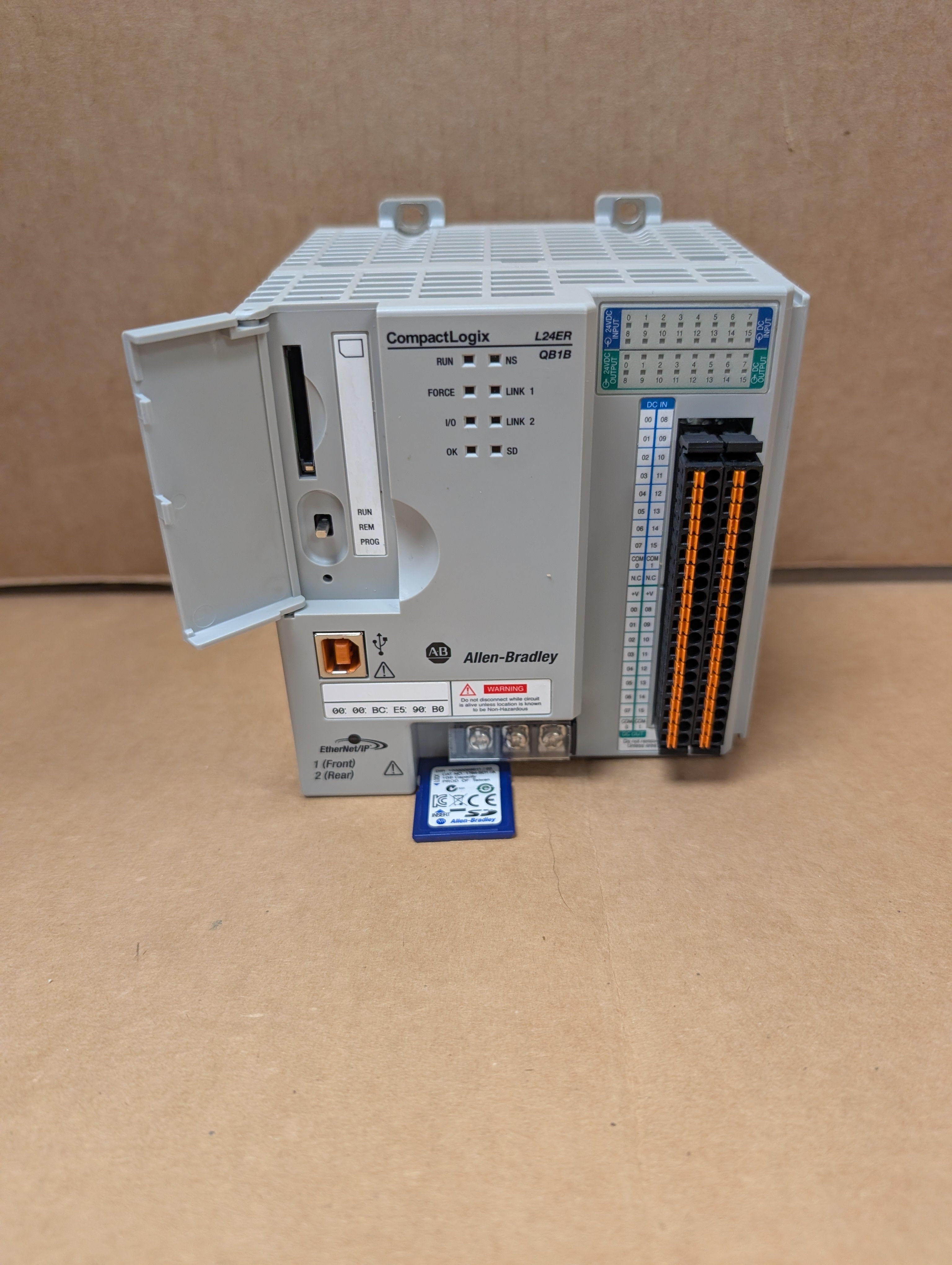 Allen Bradley 1769-L24ER-QB1B Ser A FW 1.003 Used
