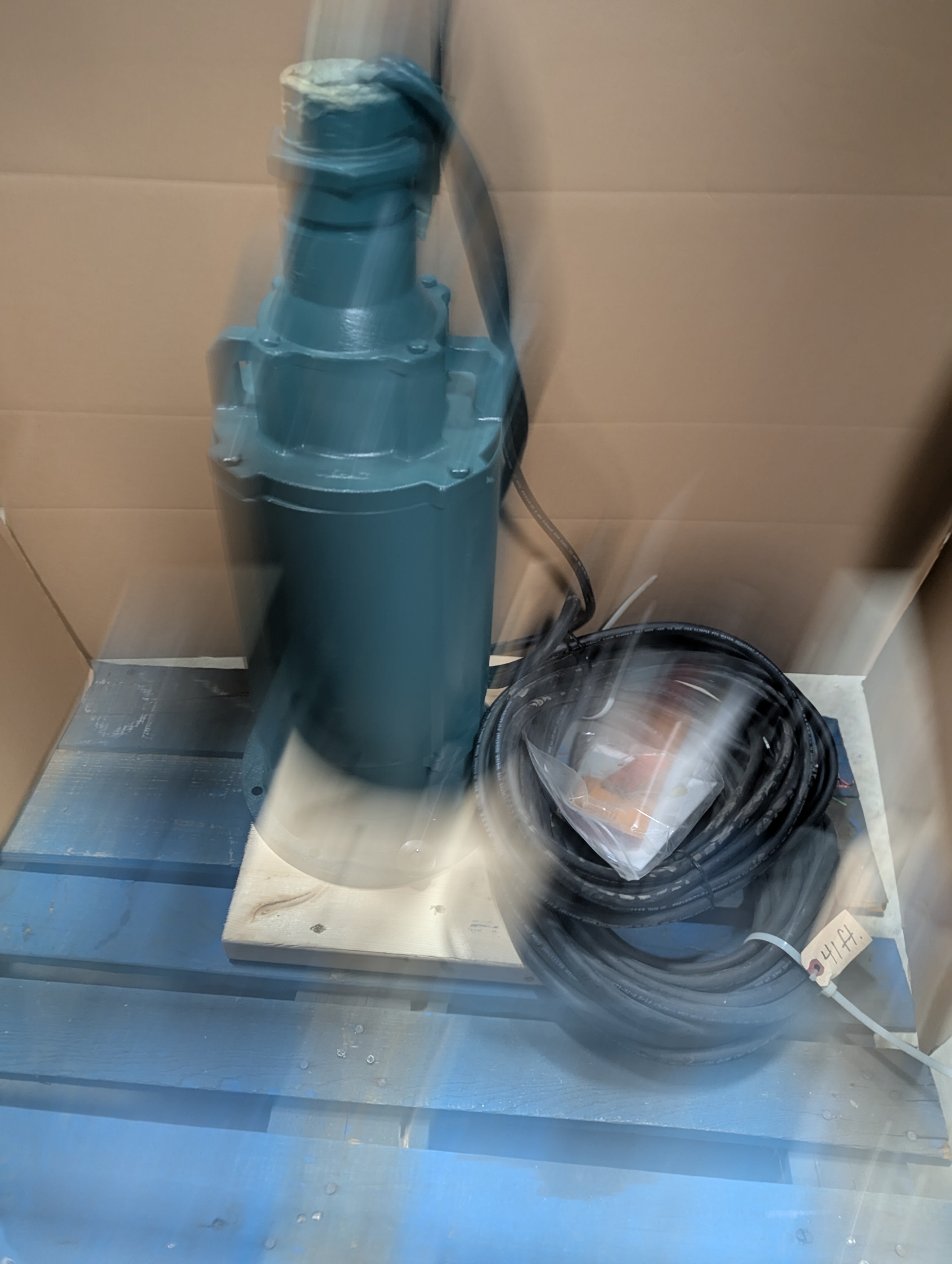 Baldor P18G2784 1HP Water Sewage AC Sub. Pump Motor 230V 3PH Explosion Proof New