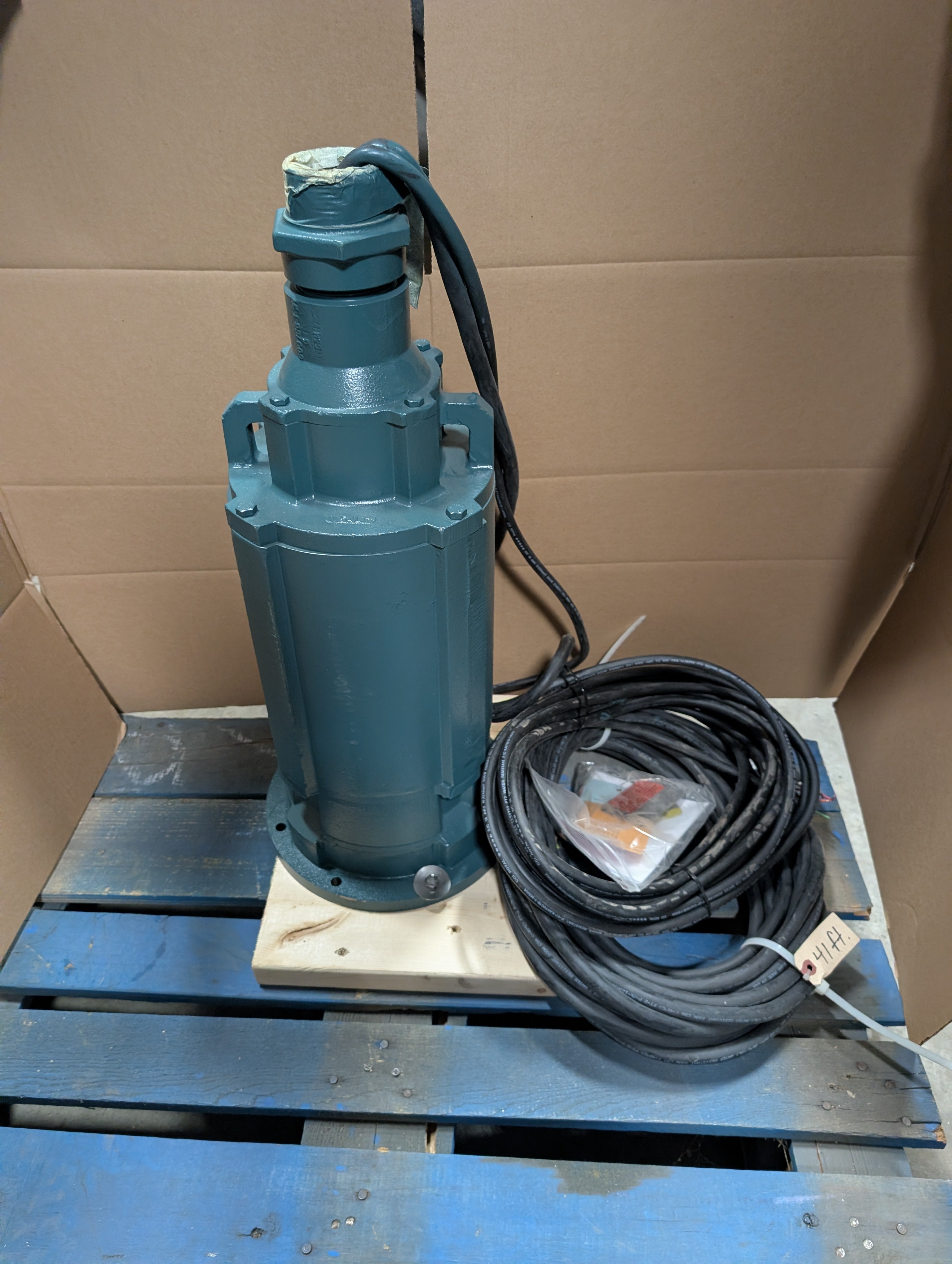Baldor P18G2784 1HP Water Sewage AC Sub. Pump Motor 230V 3PH Explosion Proof New