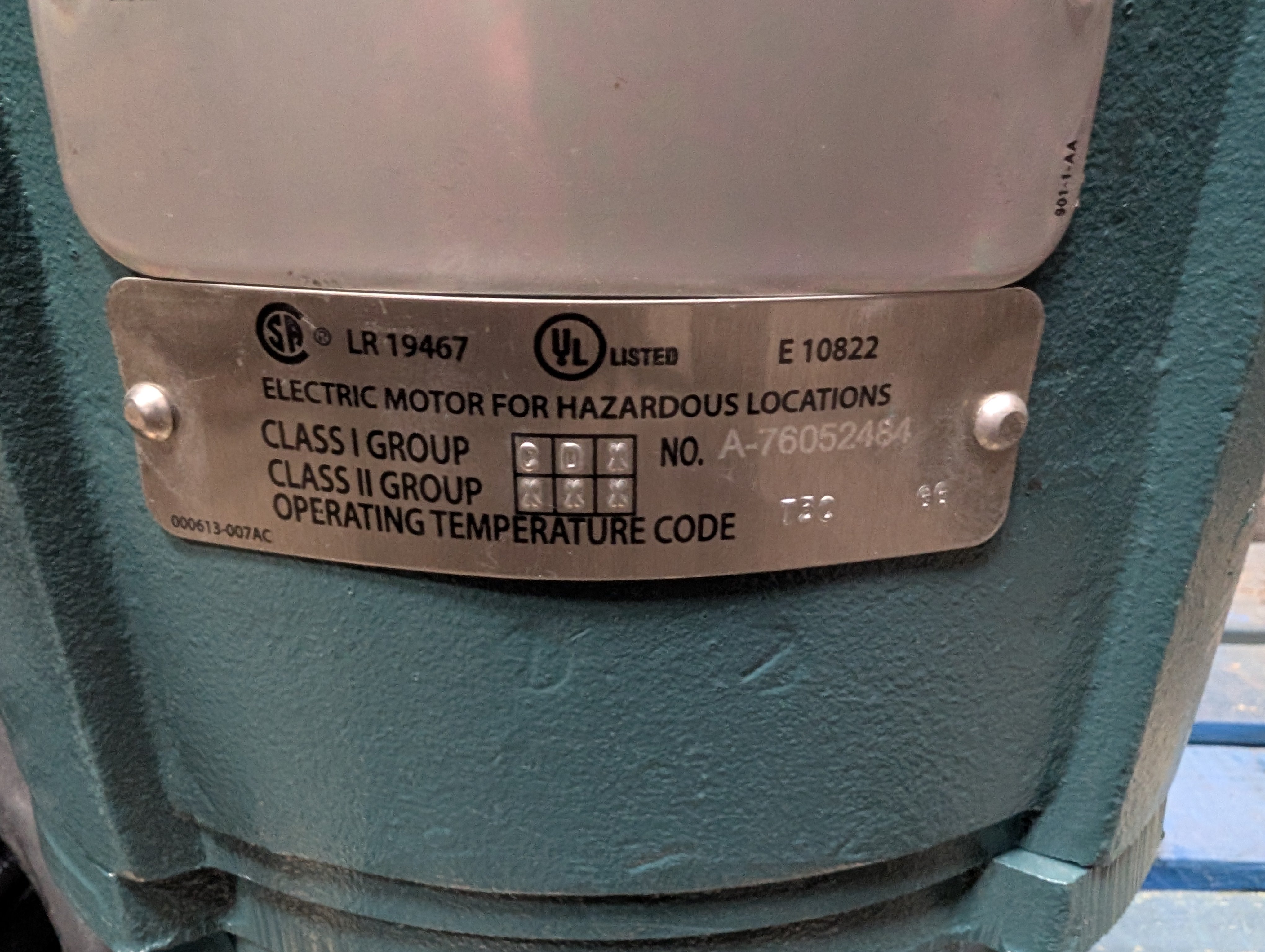 Baldor P18G2784 1HP Water Sewage AC Sub. Pump Motor 230V 3PH Explosion Proof New