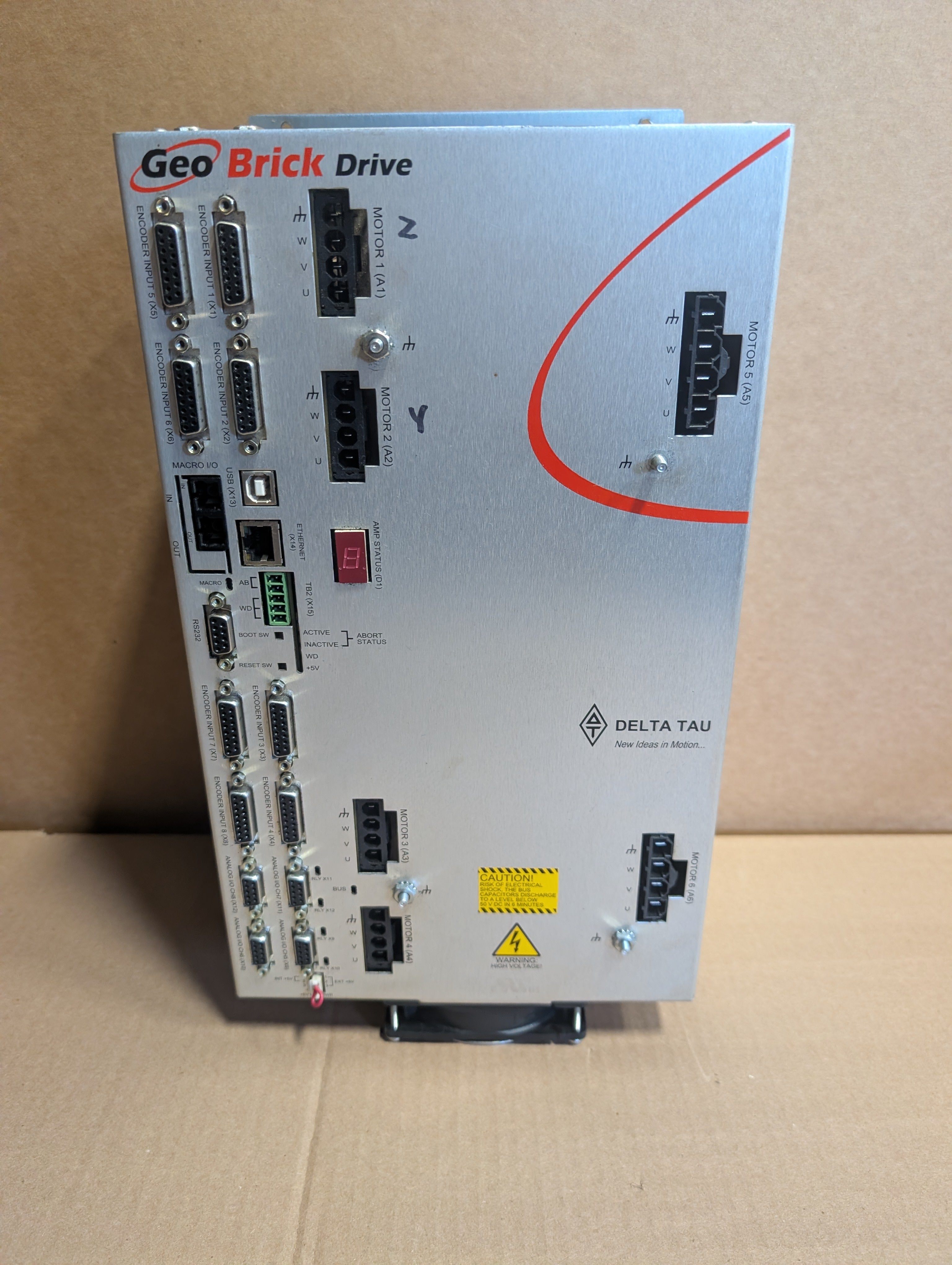 Omron GEO Brick Delta Tau GBL6-C0-5F2-13D00020 6 Axis GBL6C05F213D00020 Used