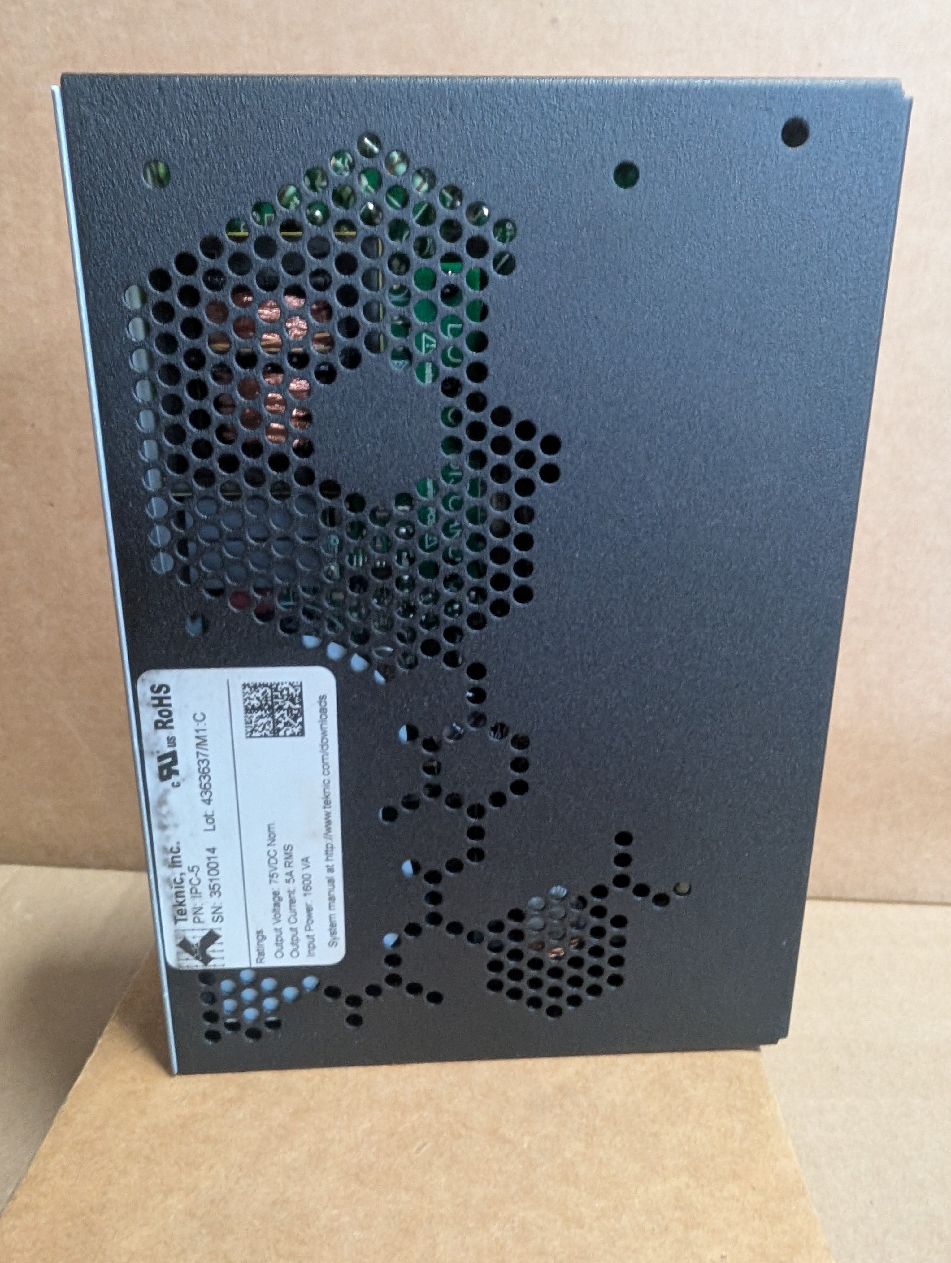 NEW Teknic IPC-5 75 VDC Power Supply New