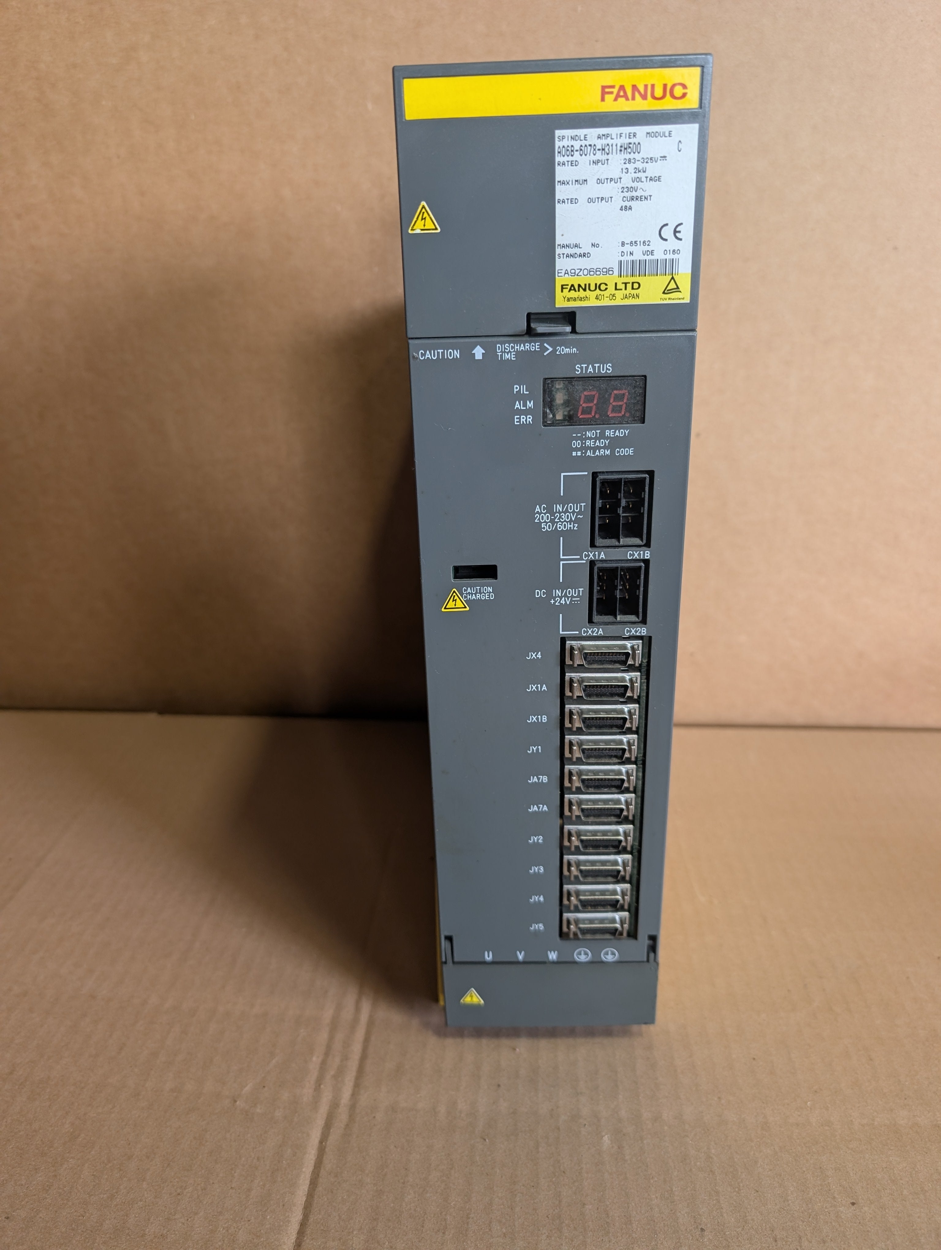 Fanuc A06B-6078-H311#H500 Spindle Amplifier Module Used