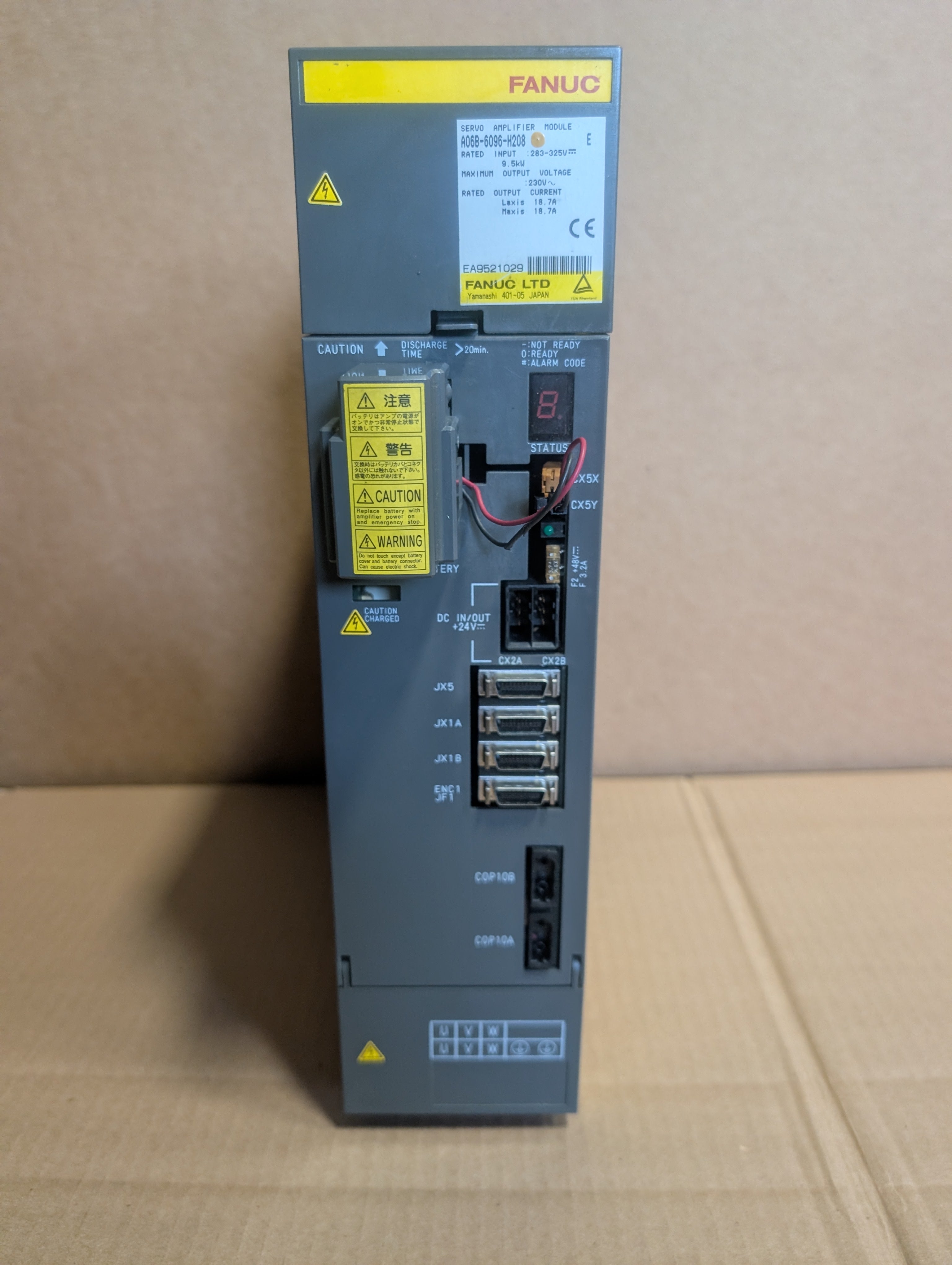 Fanuc A06B-6096-H208 E Servo Amplifier Module Used