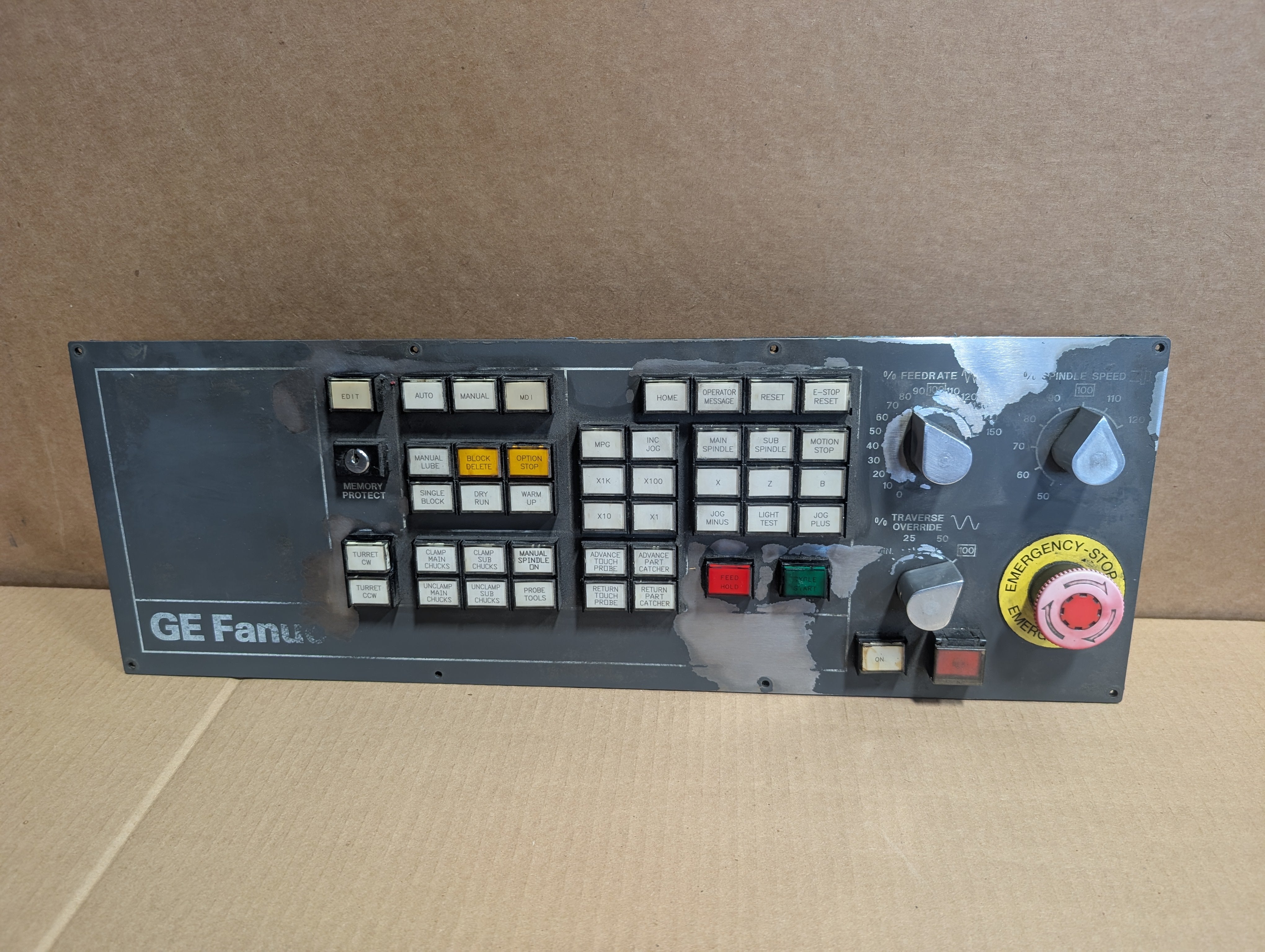 Fanuc 44A739028-G01R09 I Series Operator Panel Used