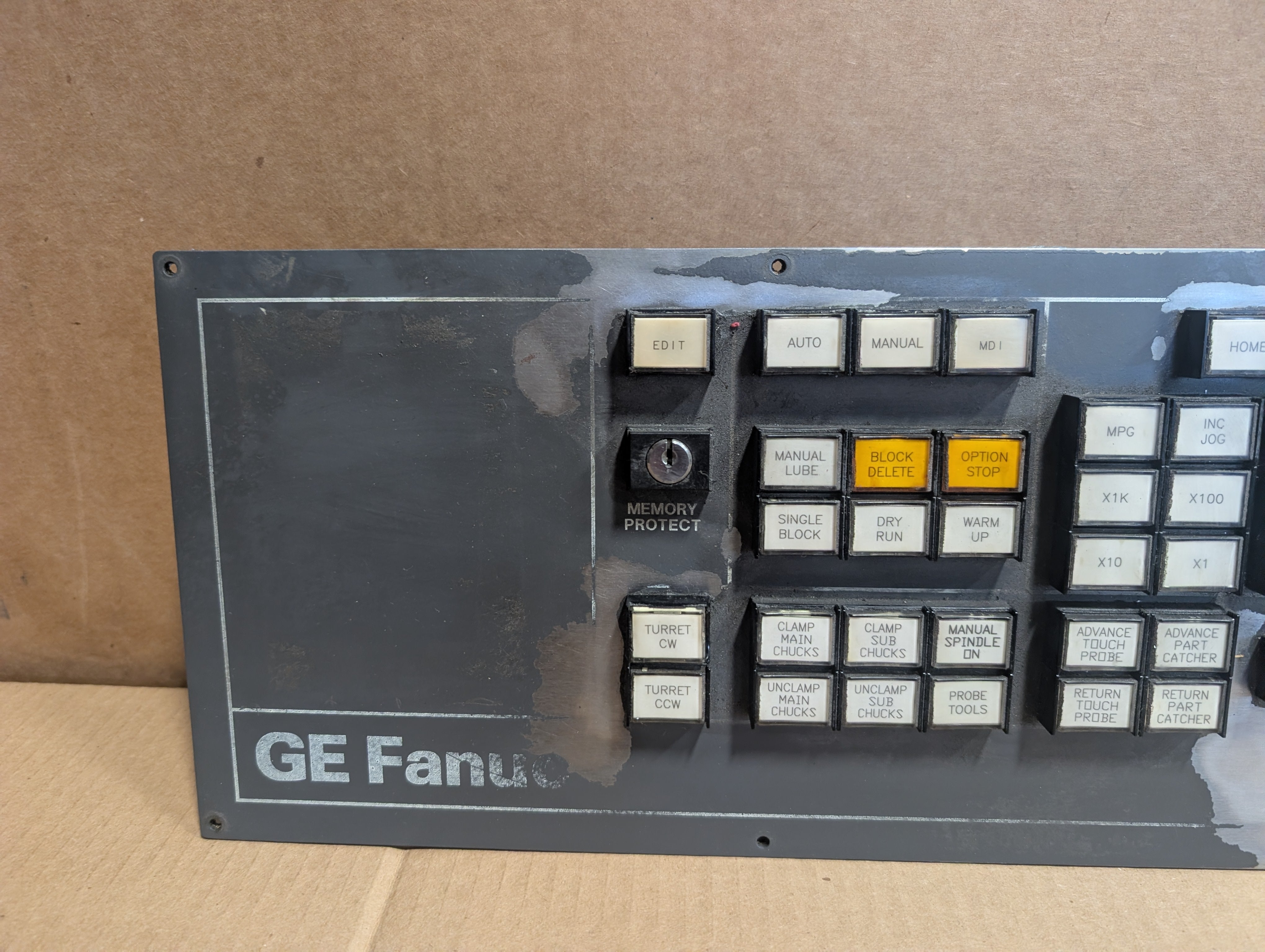 Fanuc 44A739028-G01R09 I Series Operator Panel Used