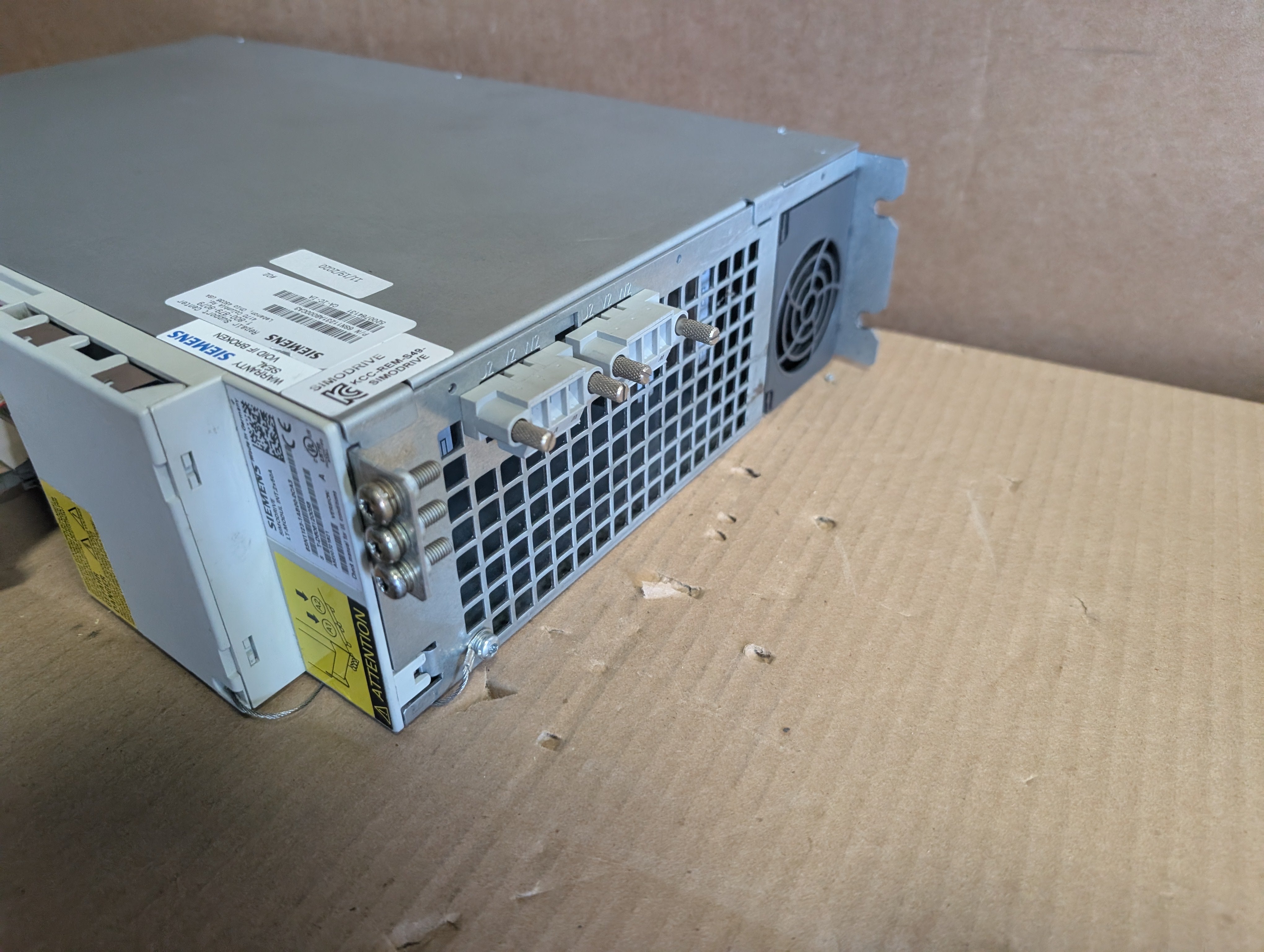 Siemens Simodrive 6SN1123-1AB00-0CA3 Ver. A LT-Modul INT .2x50A Used
